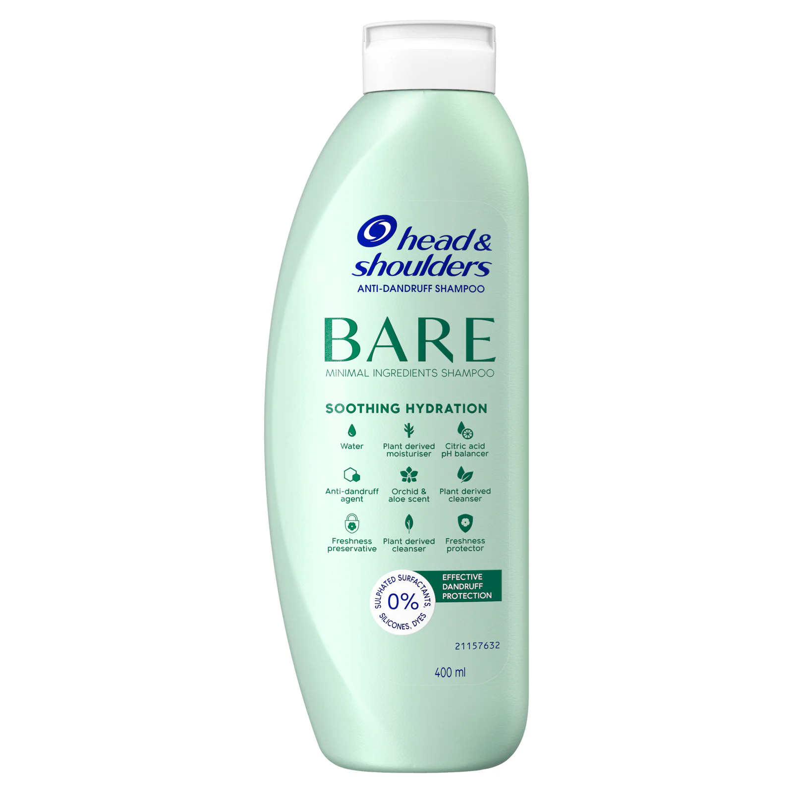 Head & Shoulders BARE Soothing Hydration Anti-Dandruff Shampoo 400mL