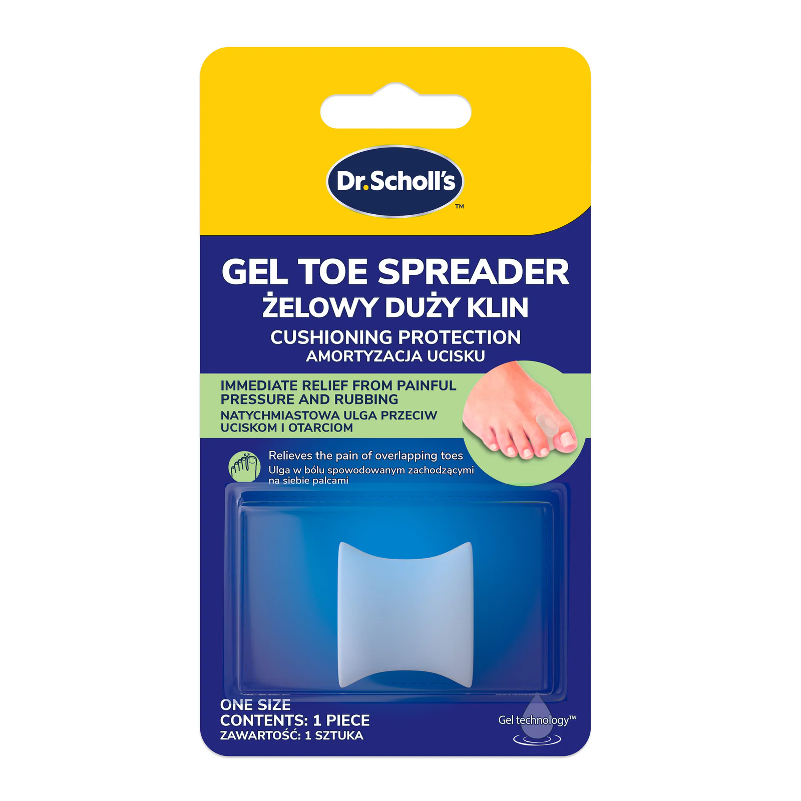 Scholl Soft Gel Toe Spreader 1 each