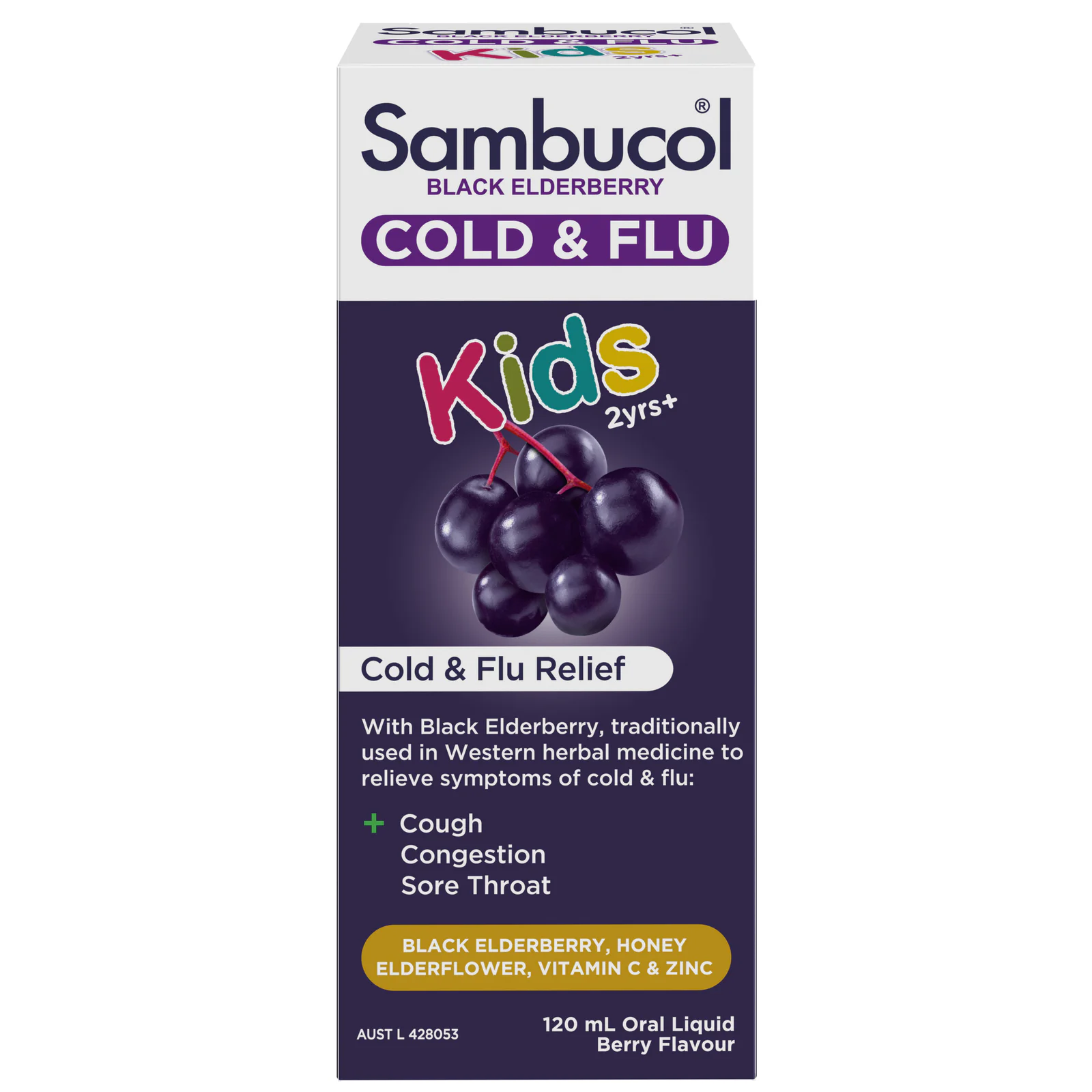 Sambucol Kids Cold & Flu Liquid 120ml