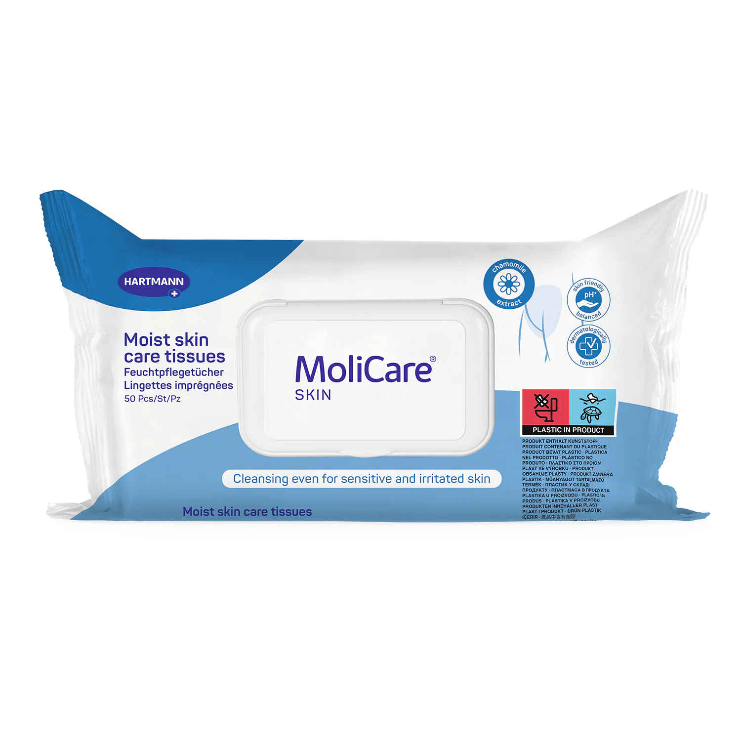 MoliCare Moist Skin Care Tissues 50 pack