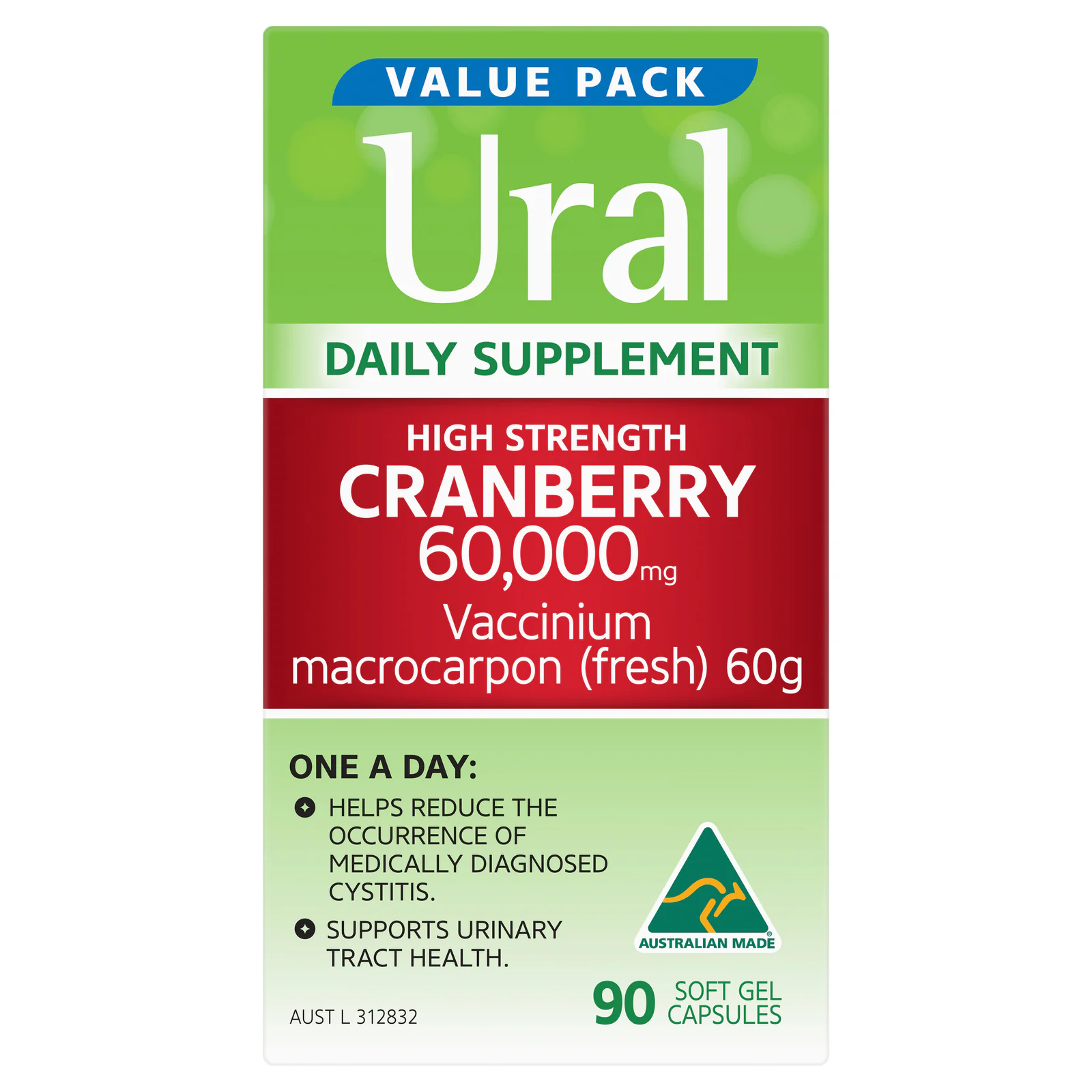 Ural High Strength Daily Cranberry 90 capsules