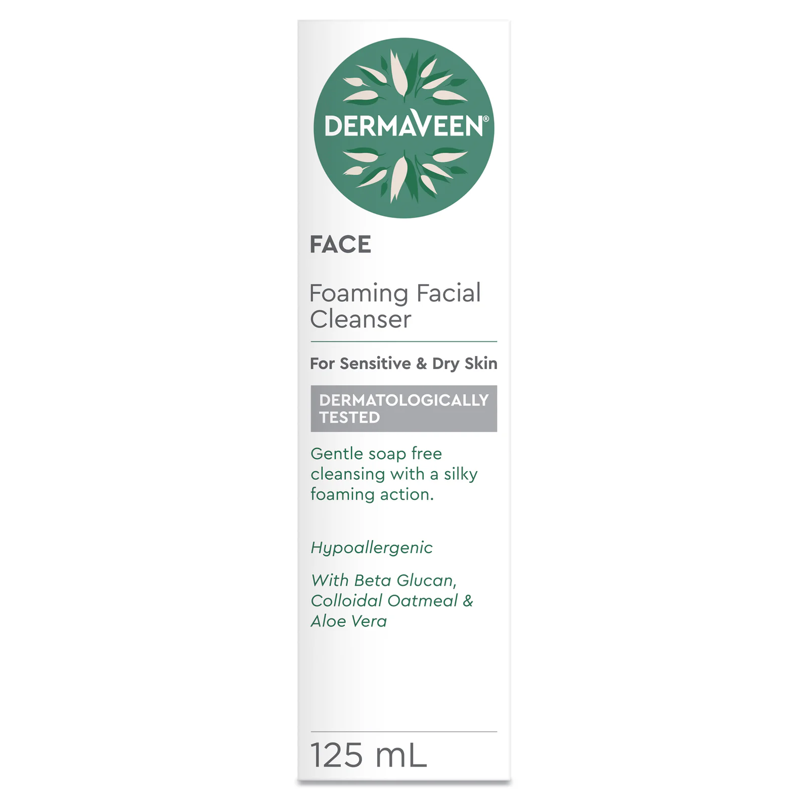 DermaVeen Foaming Facial Cleanser 125mL