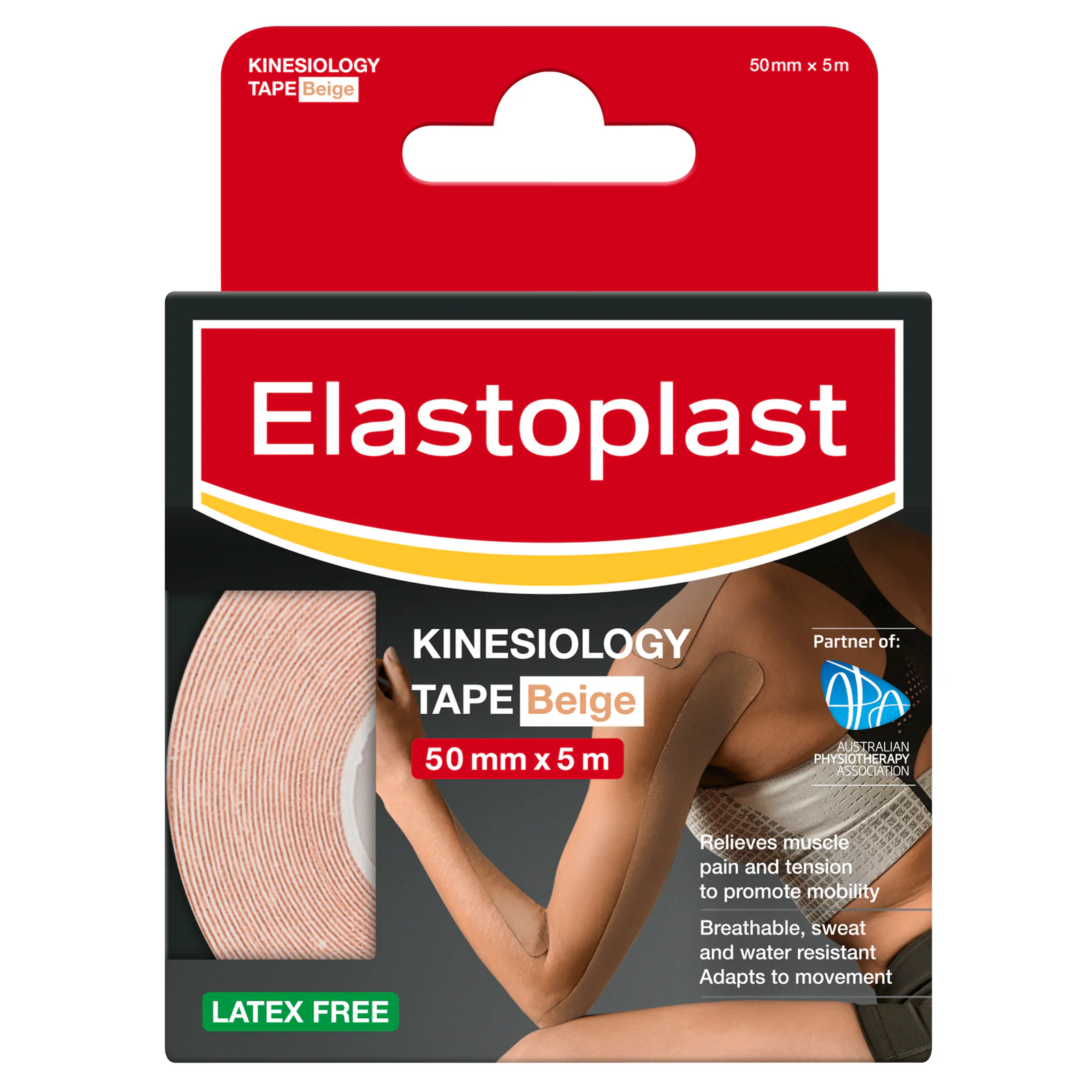 Elastoplast Sport Kinesio Tape Beige 5cm X 5m - 1 roll