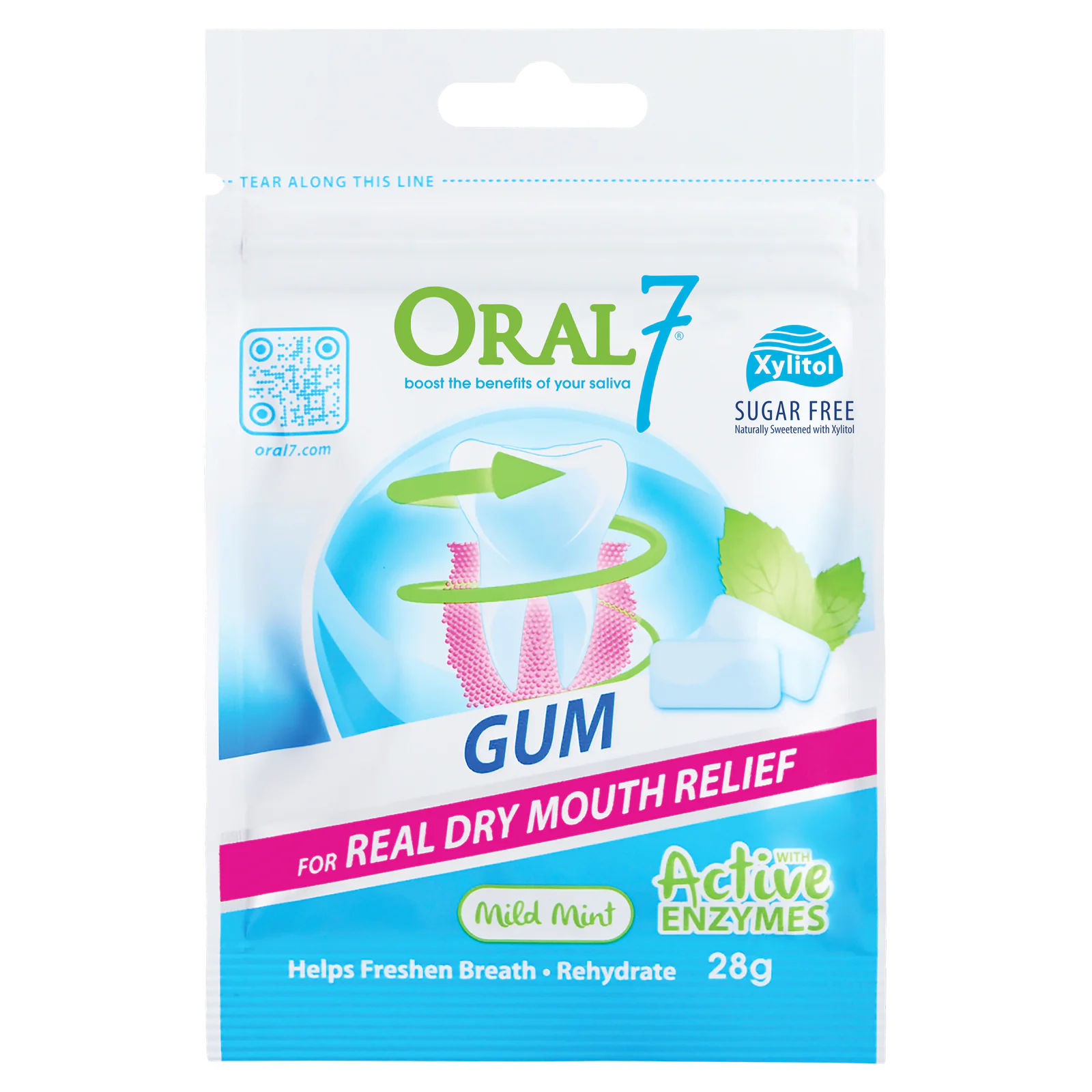 Oral 7 Dmouth Gum 20Pk