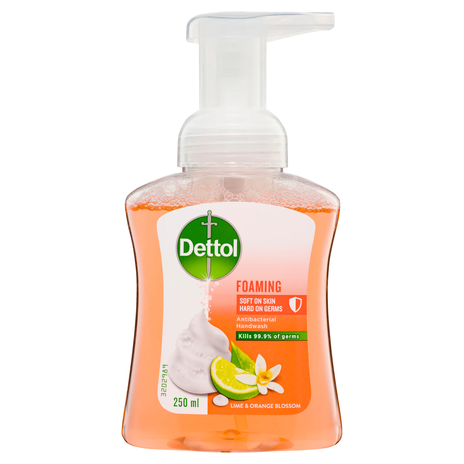 Dettol Antibacterial Foam Hand Wash Lime & Orange Blossom 250mL