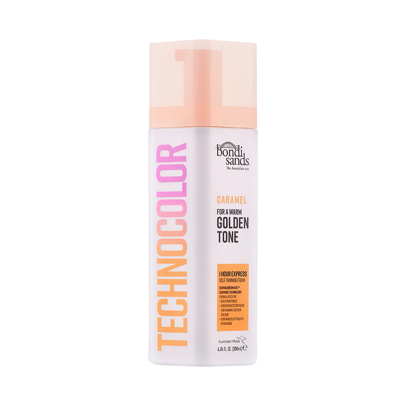 Bondi Sands Technocolor 1 Hour Express Self Tanning Foam Caramel 200ml
