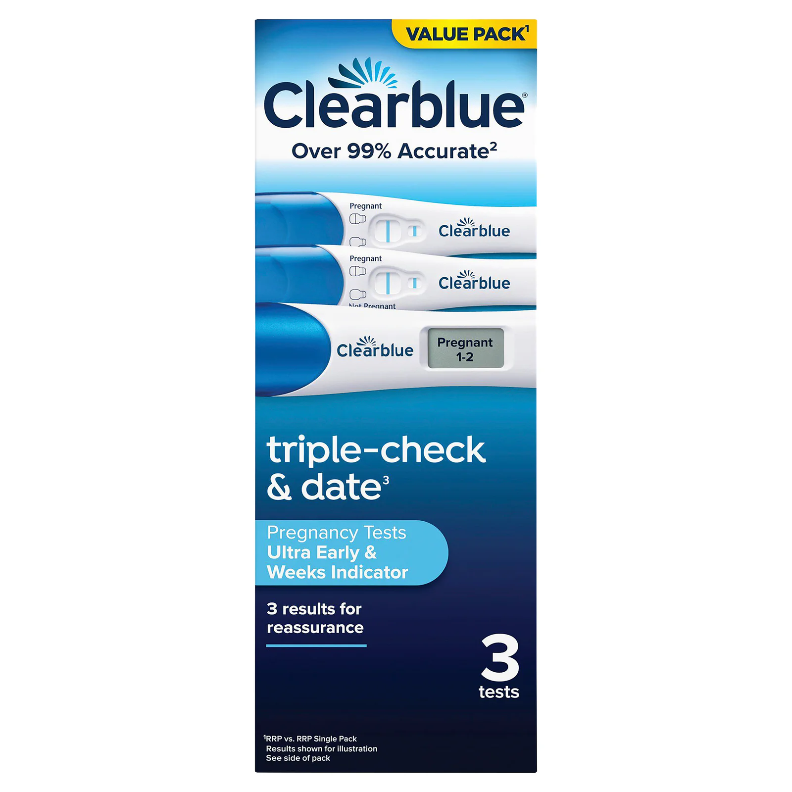 Clearblue Triple Check Combo Pack 1 pack