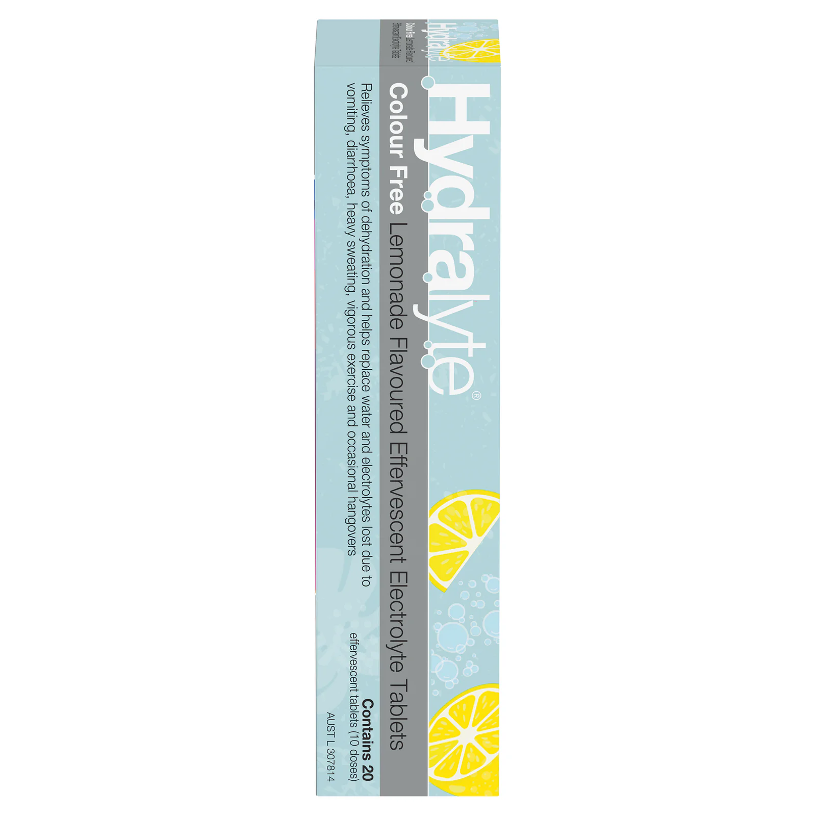 Hydralyte Effervescent Lemonade 20 tablets