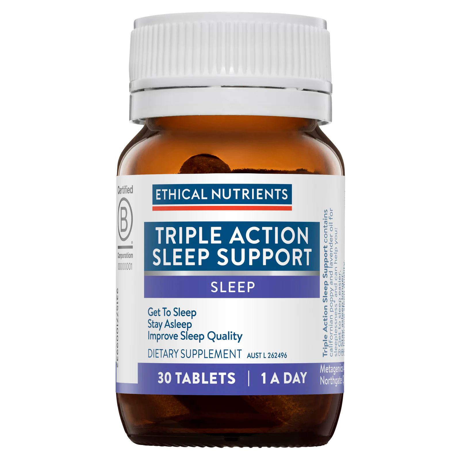 Ethical Nutrients Triple Action Sleep Support 30 tablets