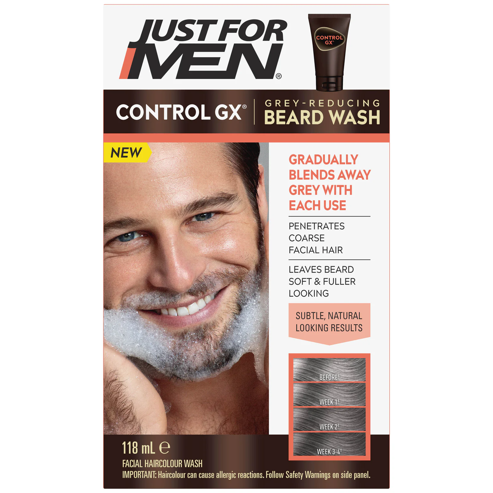 Just For Men Control GX Beard Wash 118ml
