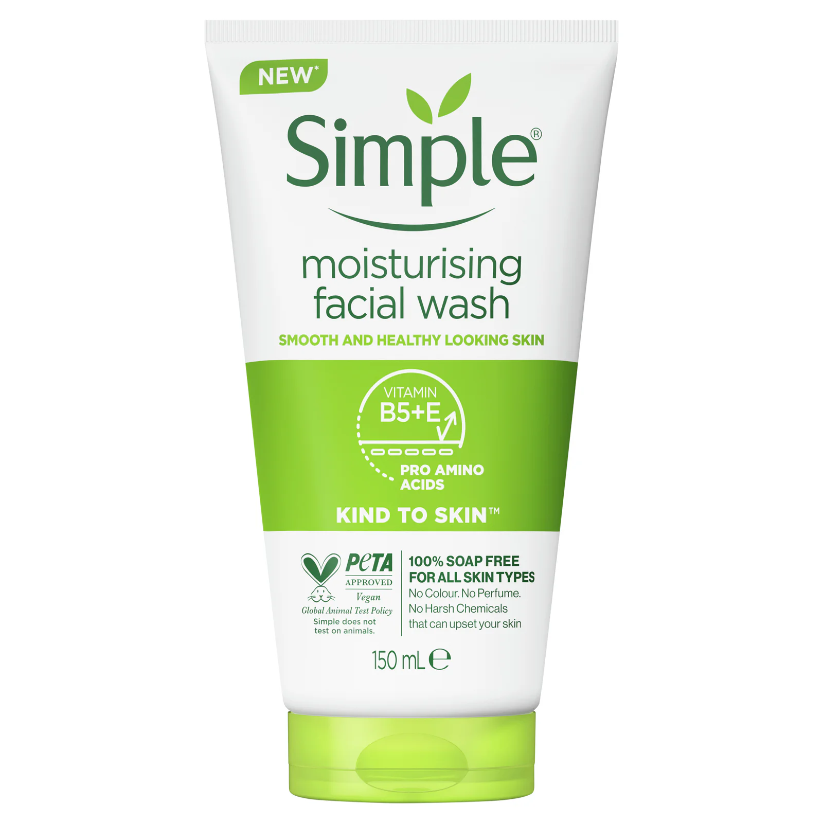 Simple Kind To Skin Moisturising Facial Wash 150mL