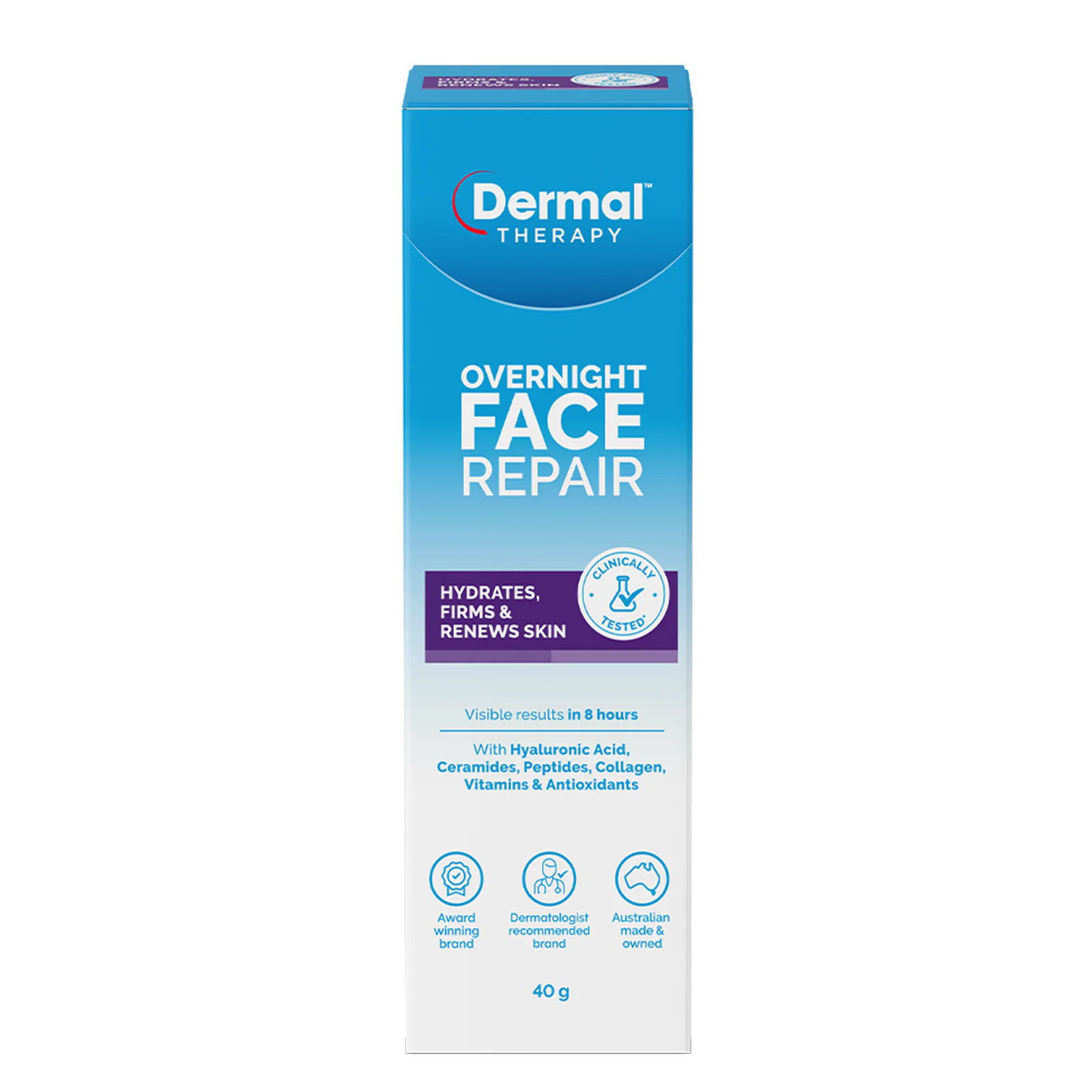 Dermal Therapy Overnight Face Repair Cream 40g