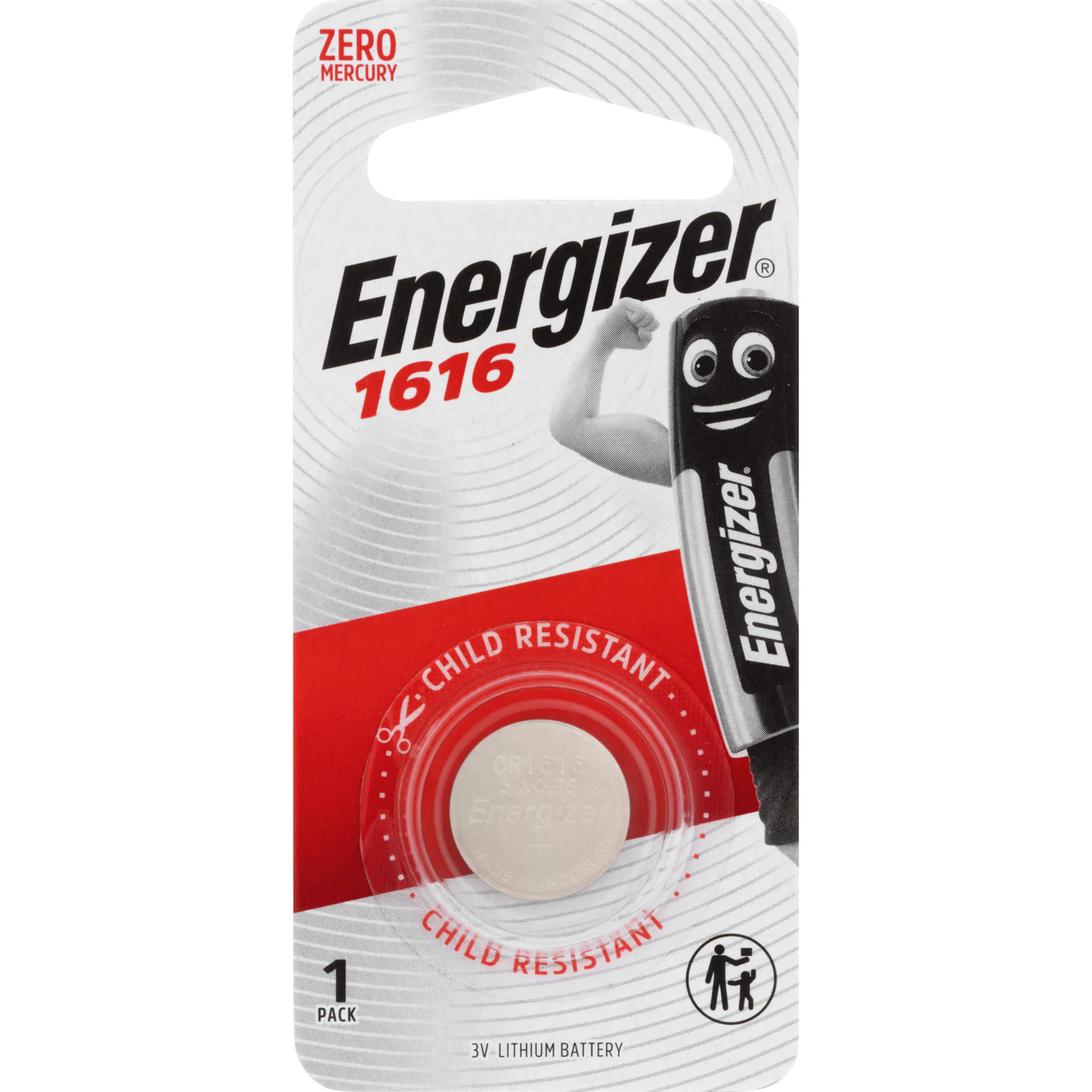 Energizer Battery Lithium ECR1616 - 1 pack
