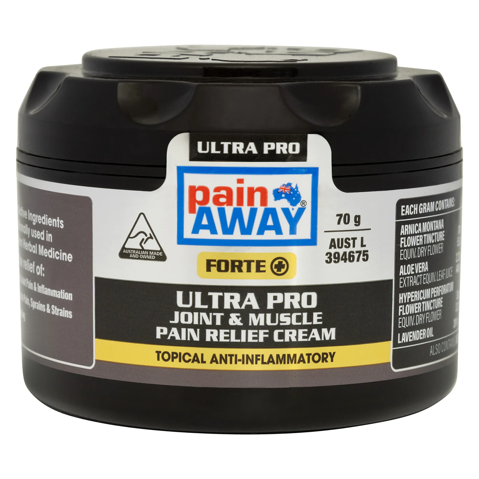 Pain Away Forte + Ultra Pro Joint & Muscle Relief Cream 70g
