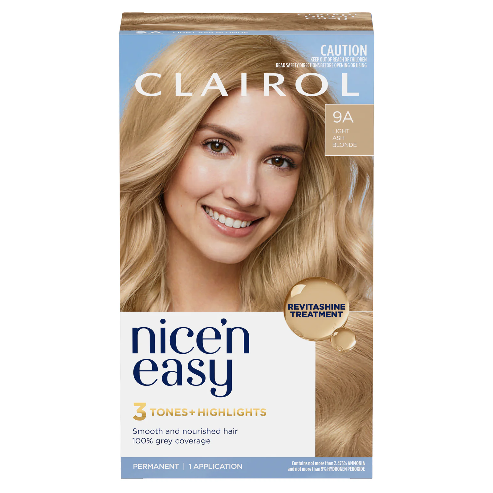 Clairol Nice'n Easy 9A Natural Light Ash Blonde 1 pack