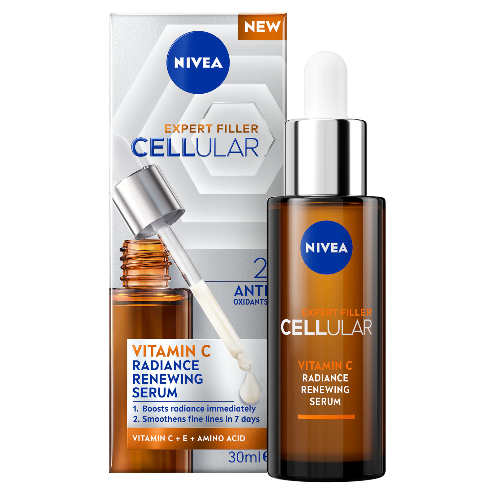 NIVEA Cellular Filler Expert Vitamin C Radiance Renewing Serum 30ml