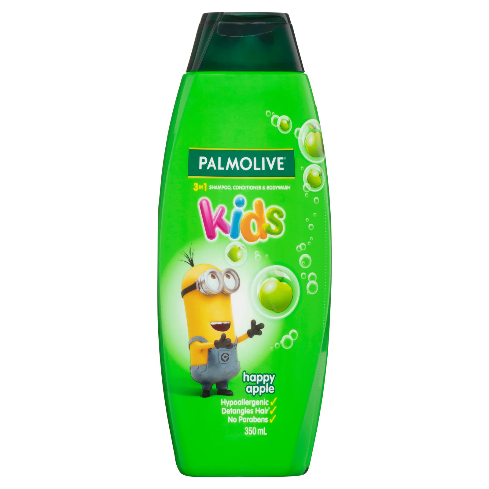 Palmolive Kids 3-in-1 Happy Apple Shampoo, Conditioner & Body Wash 350ml