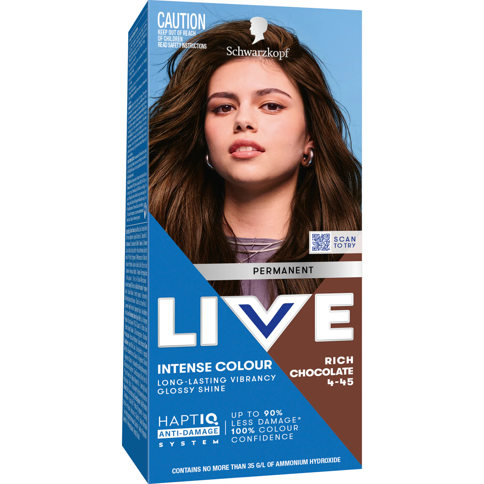 Schwarzkopf Live Colour Perm 4.45 Rich Chocolate 200g