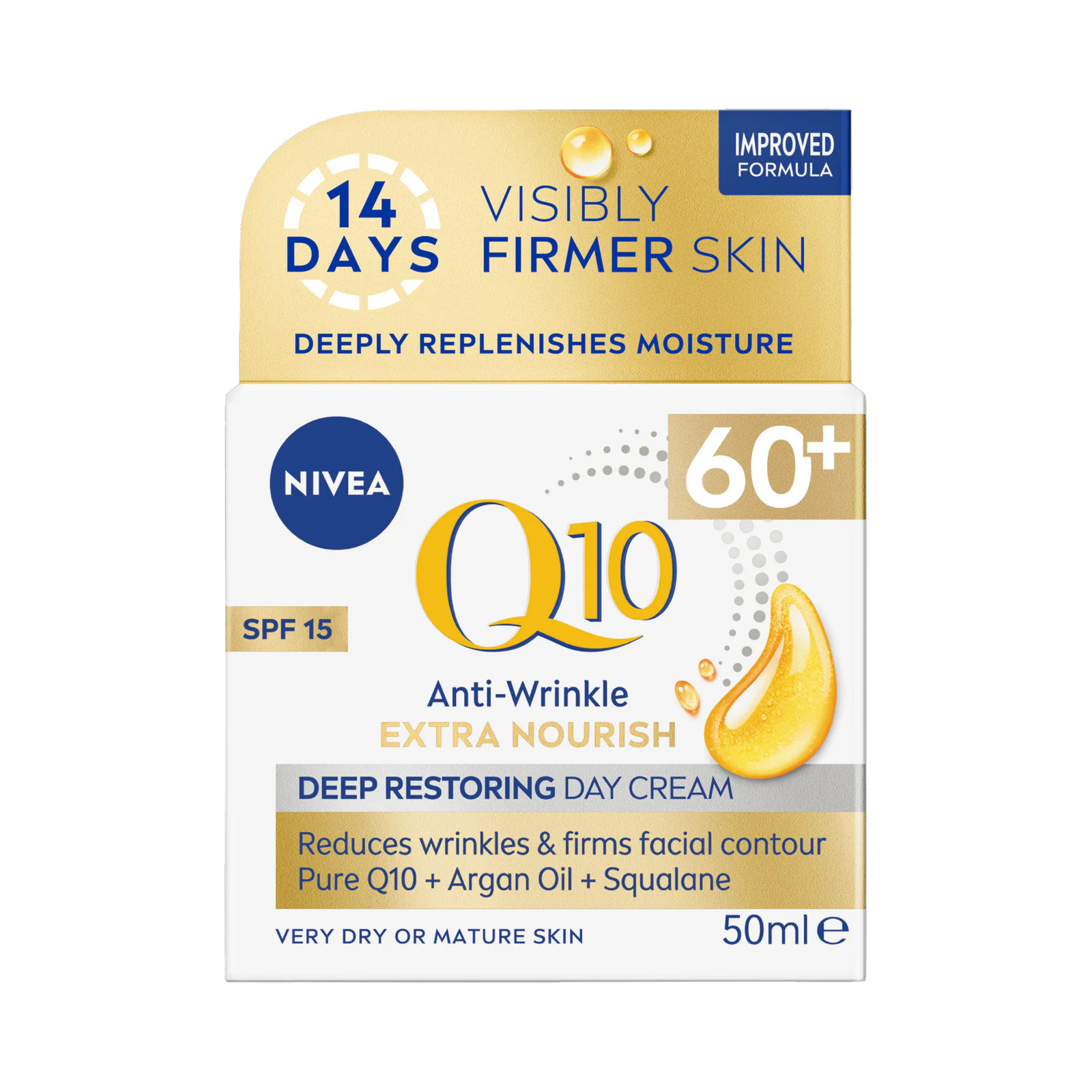 Nivea Q10 Anti-Wrinkle Extra Nourish Cream 50ml