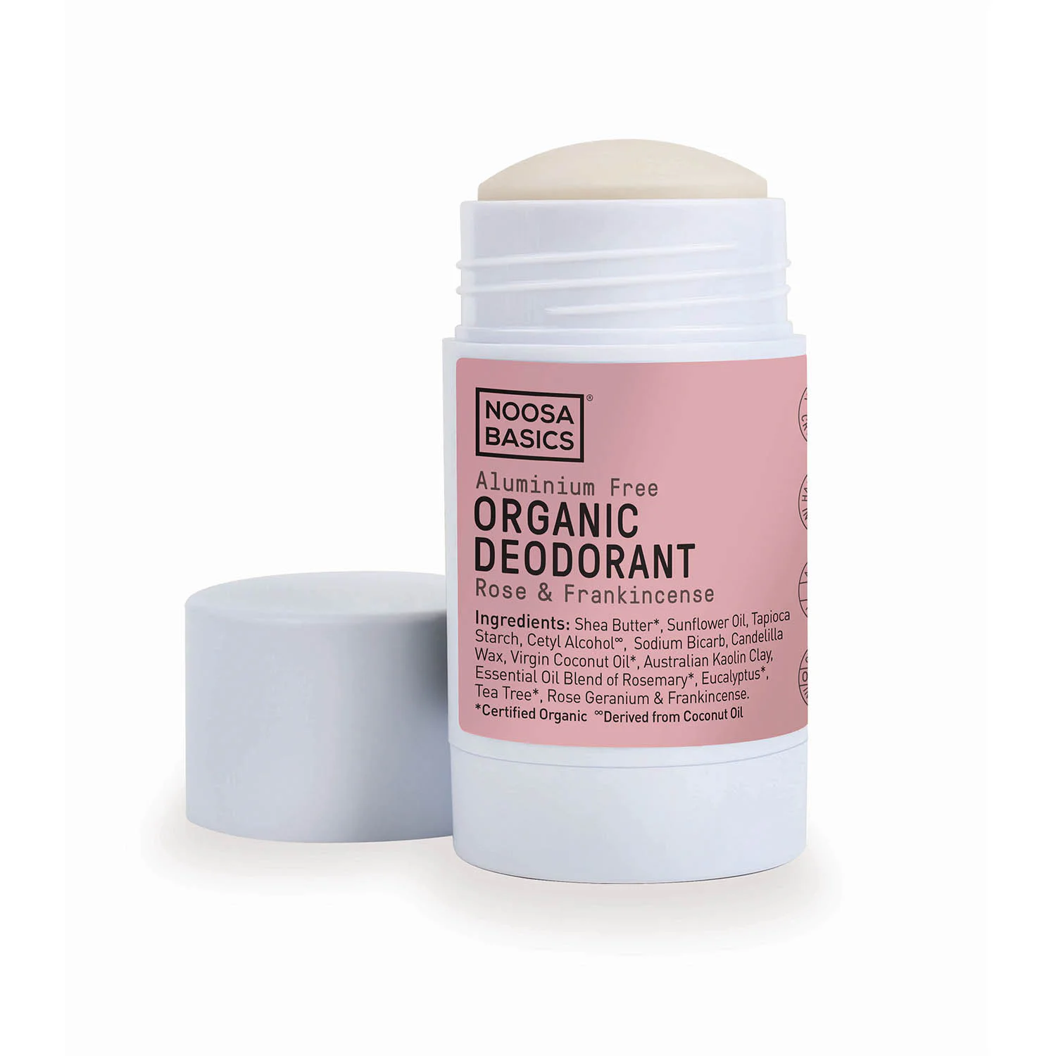 Noosa Basics Deodorant Stick Rose & Frankincense 60g