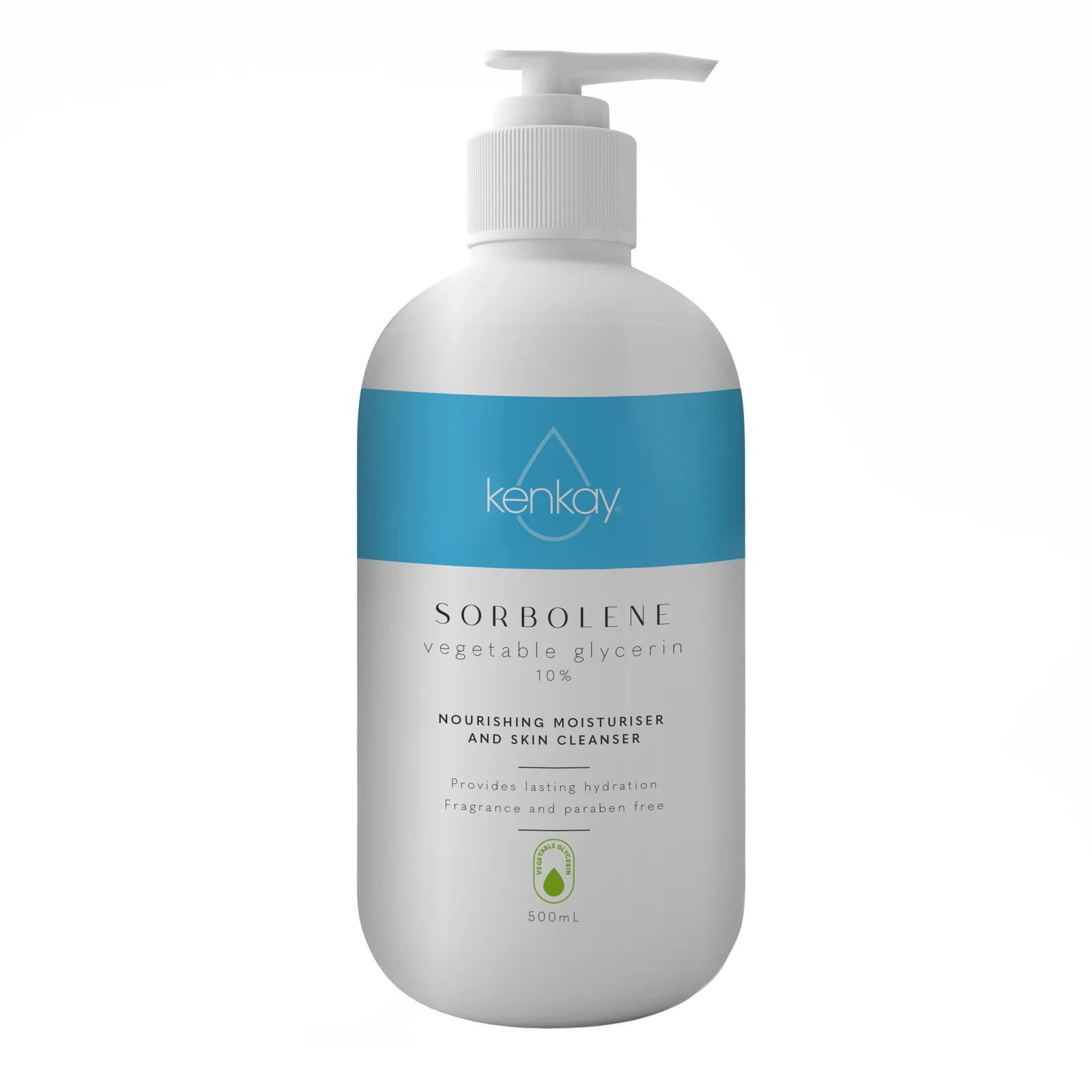 Kenkay Sorbolene With 10% Vegetable Glycerin Pump 500ml