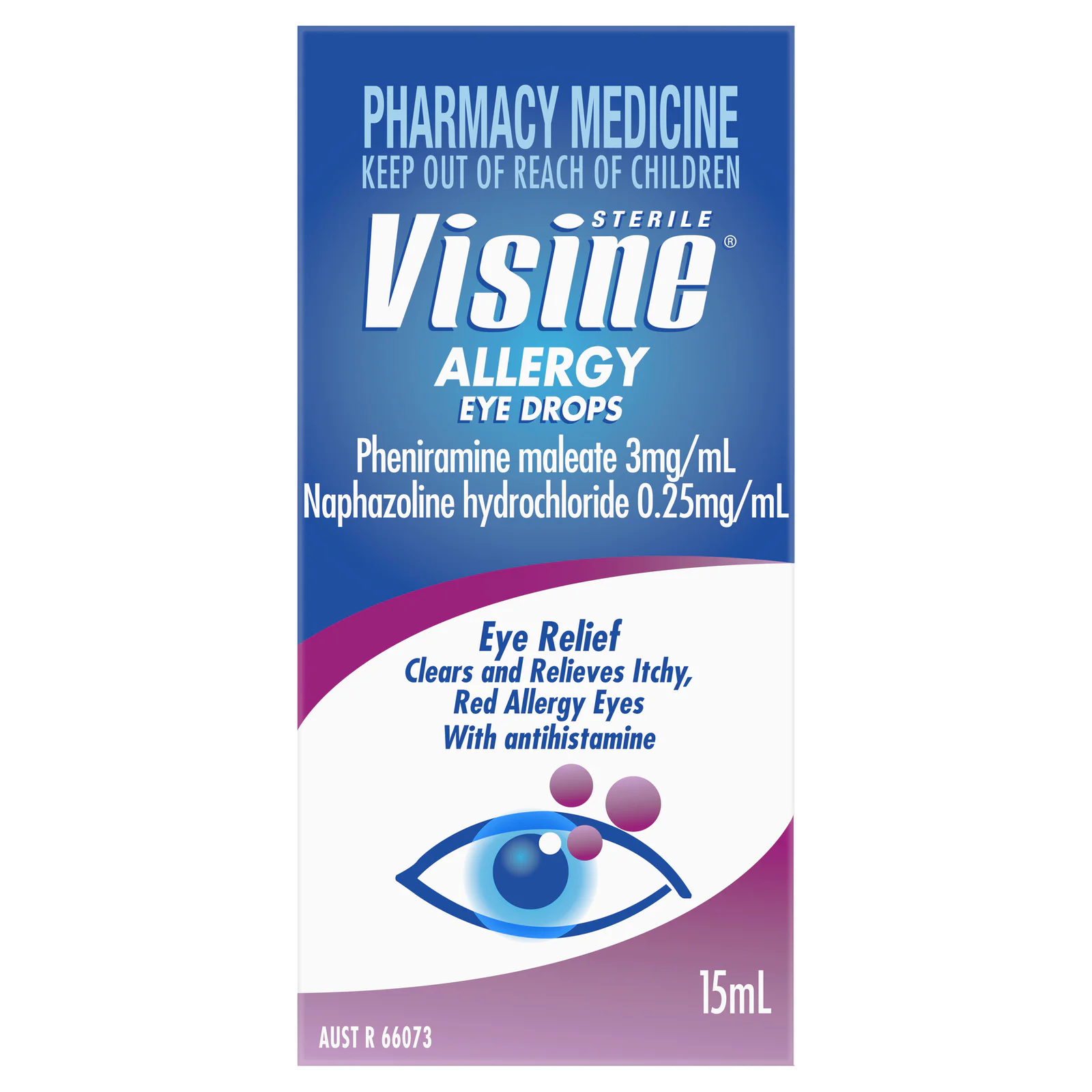 Visine Eye Drops Allergy With Antihistamine 15ml