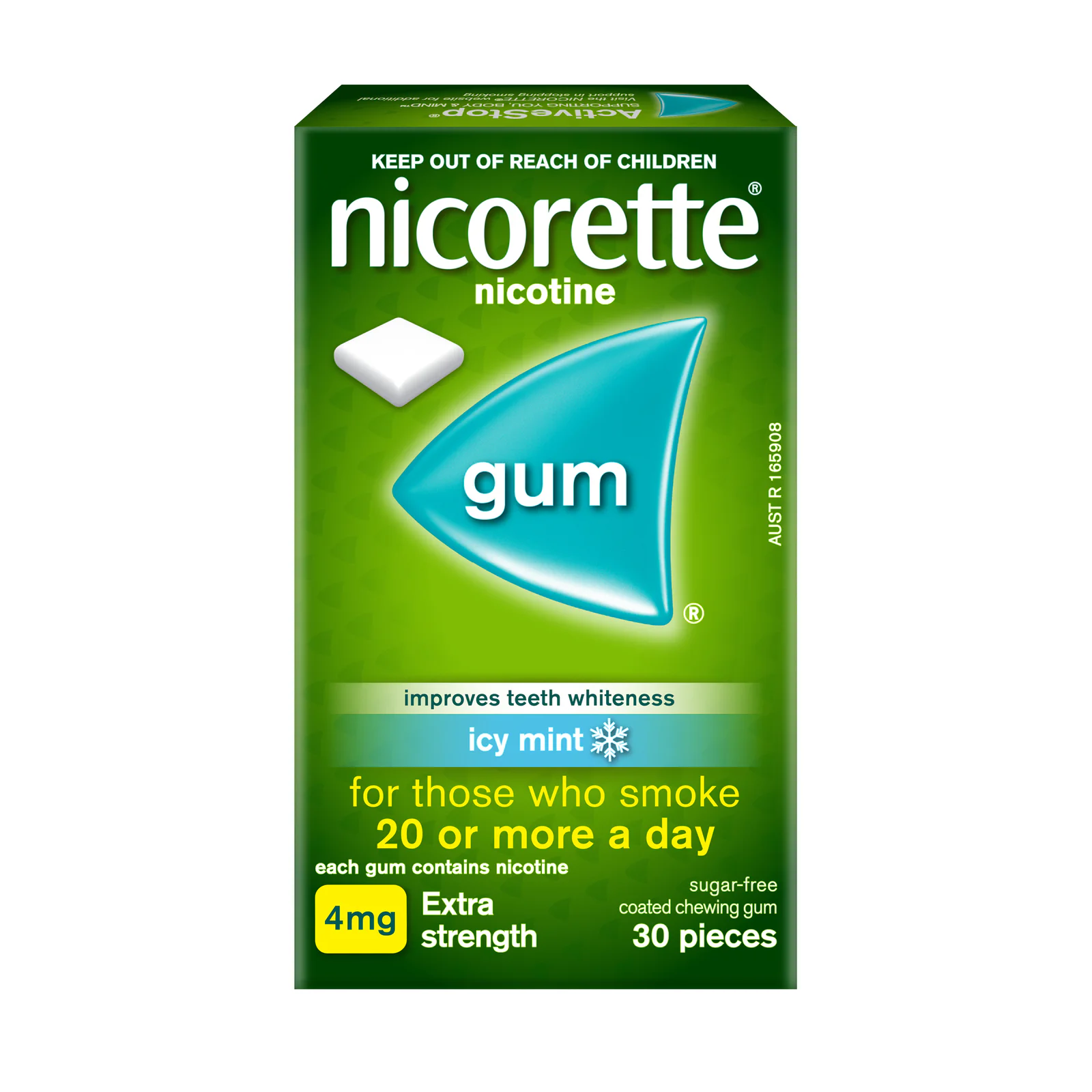 Nicorette Gum Icy Mint 4mg - 30 pack