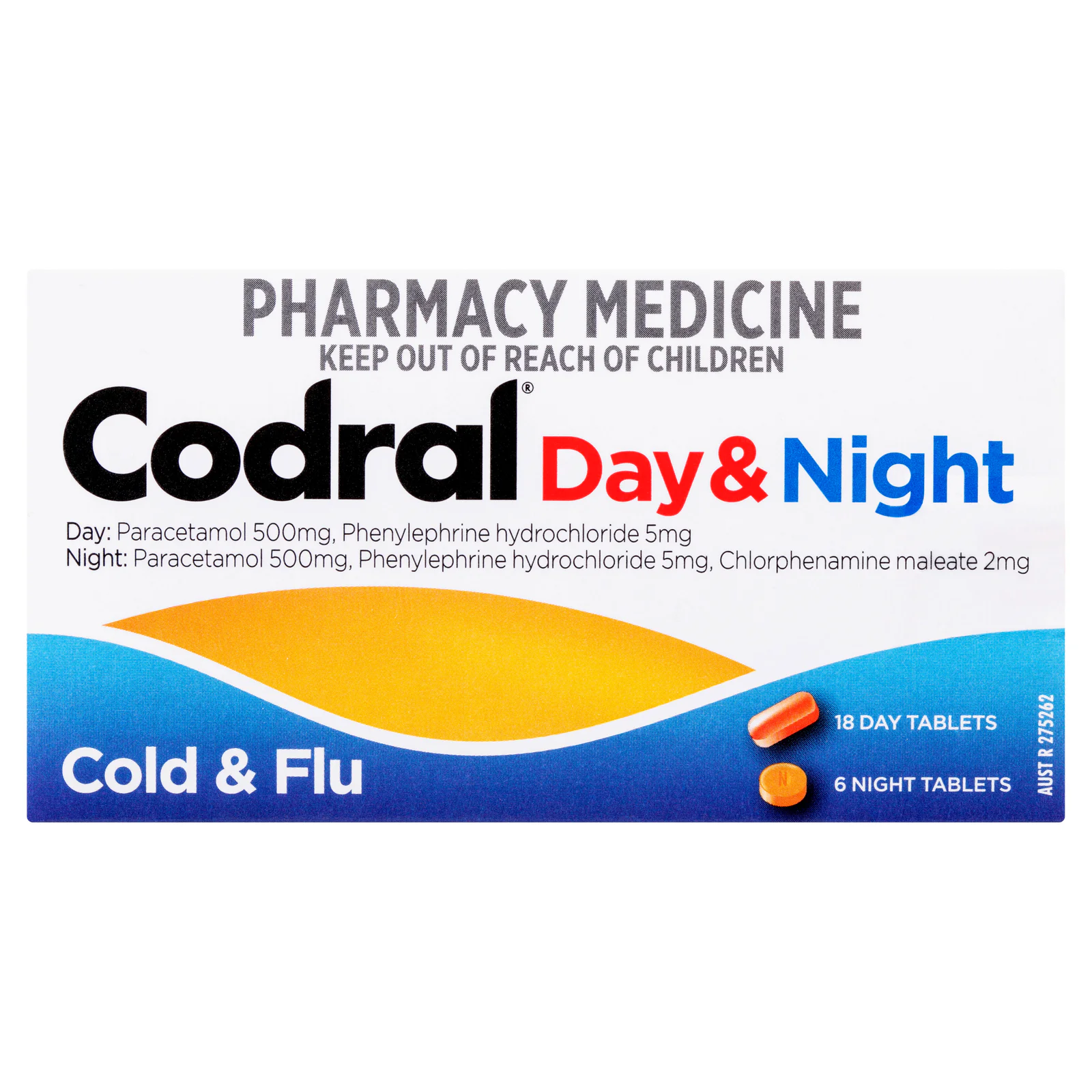 Codral PE Cold & Flu Day & Night 24 tablets