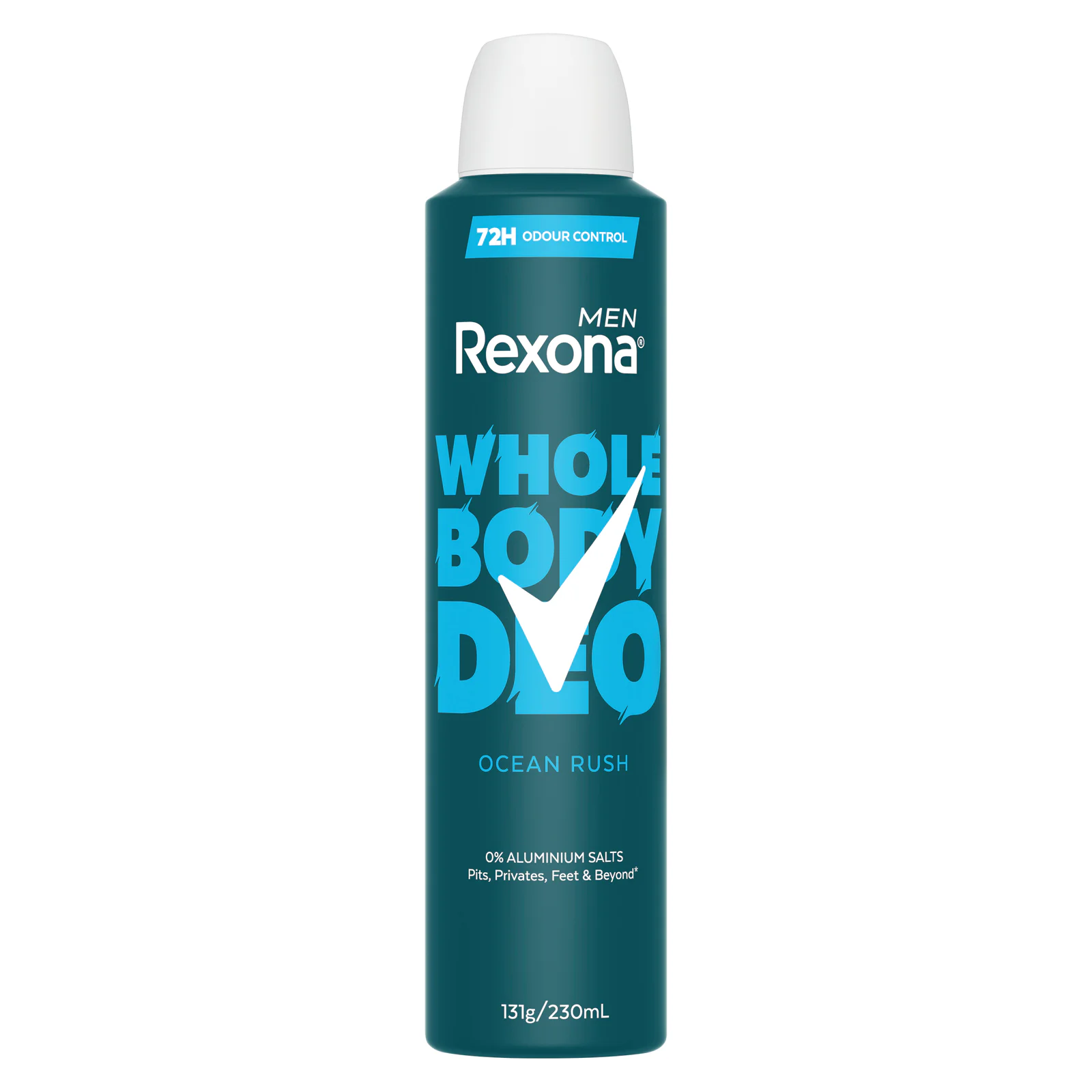 Rexona Men Ocean Rush Whole Body Deodorant Aerosol 230mL