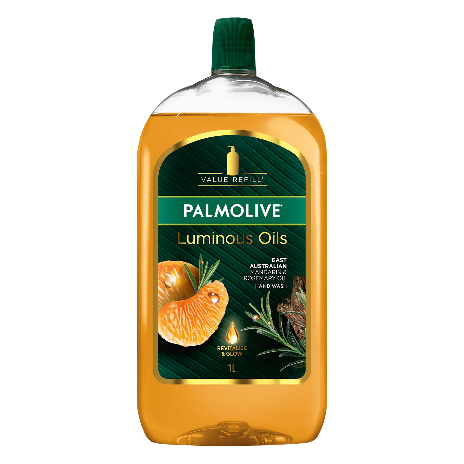 Palmolive Luminous Oils Hand Wash Refill Mandarin & Rosemary 1L