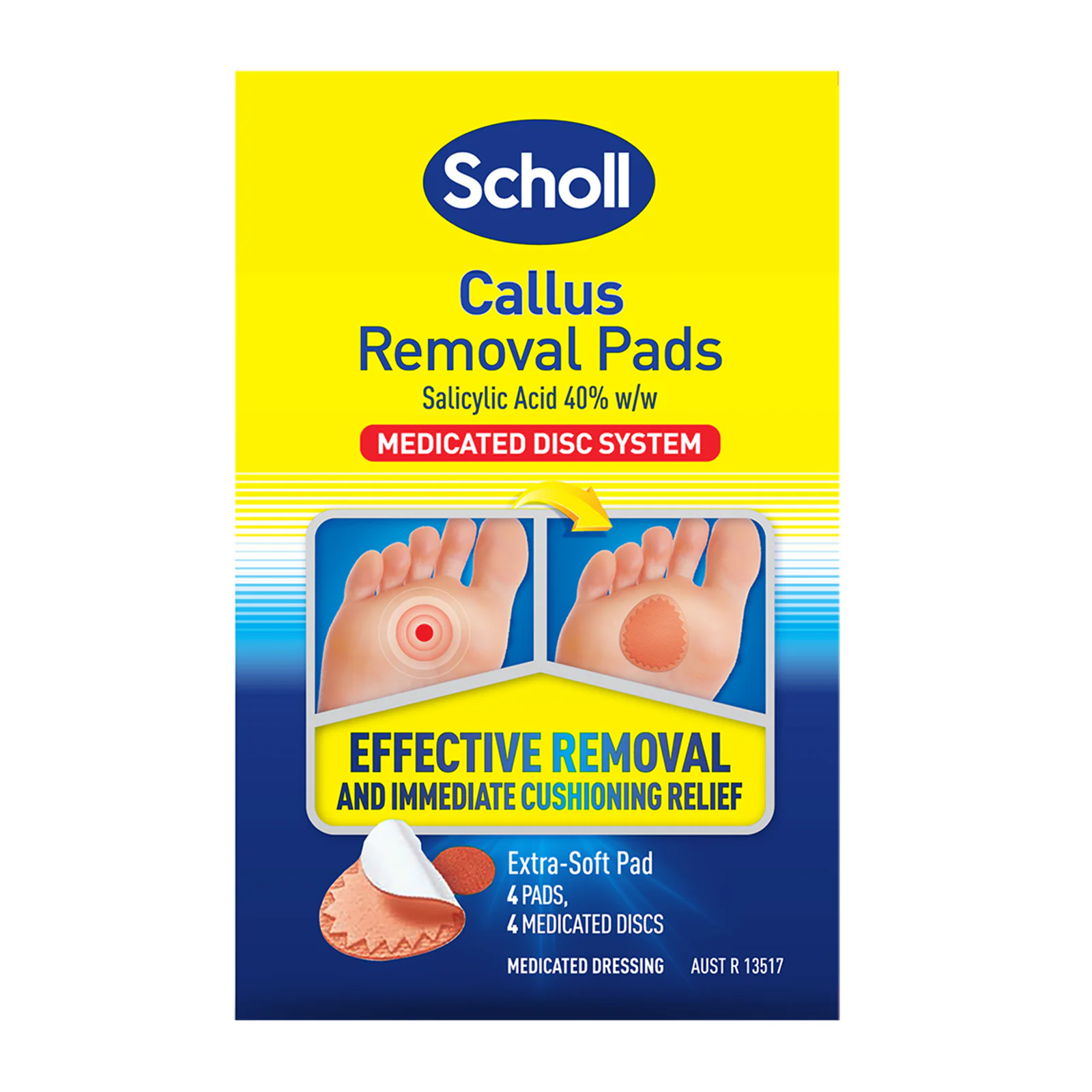 Scholl Callus Remover Pads 1 pack