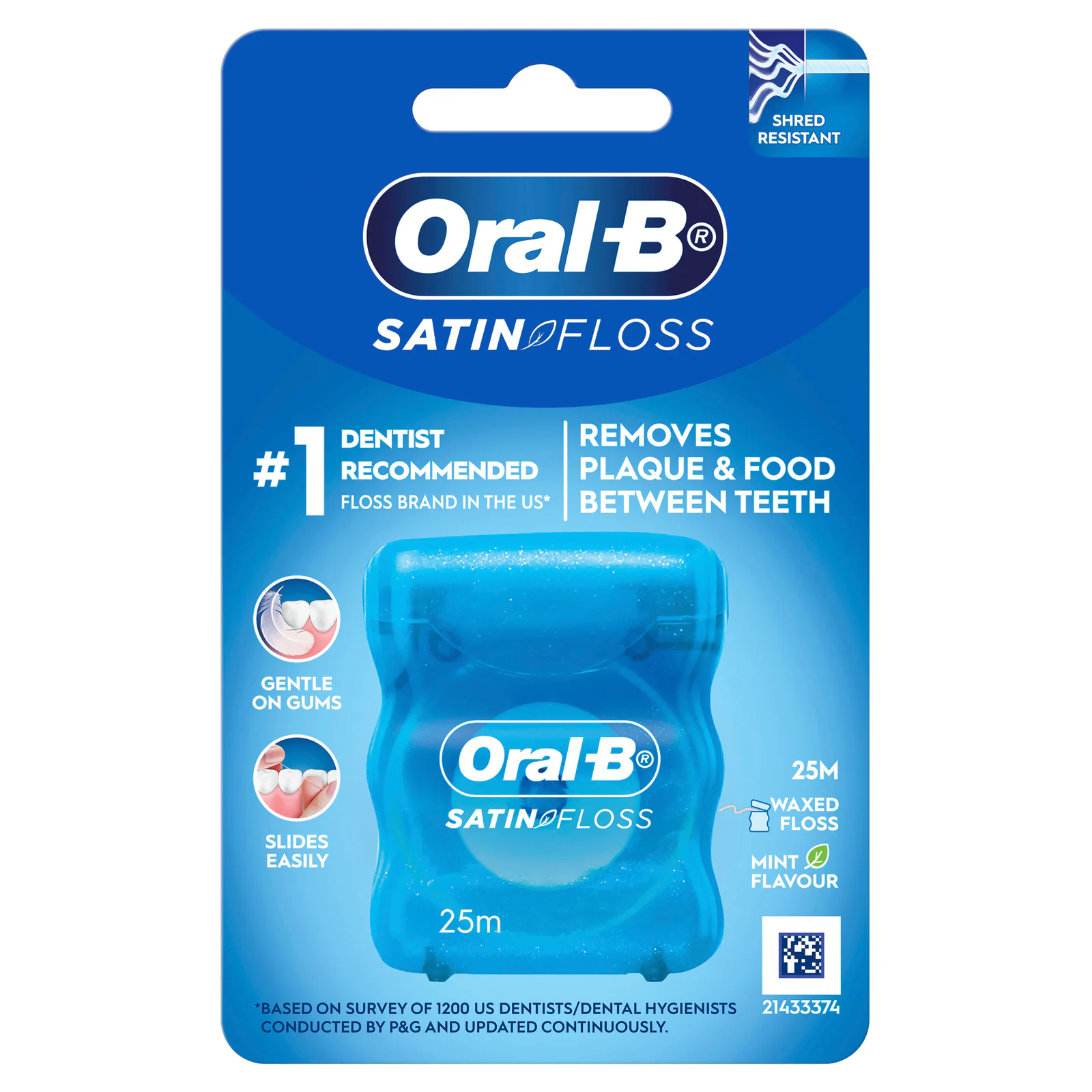 Oral-B Satin Tape Mint 25m