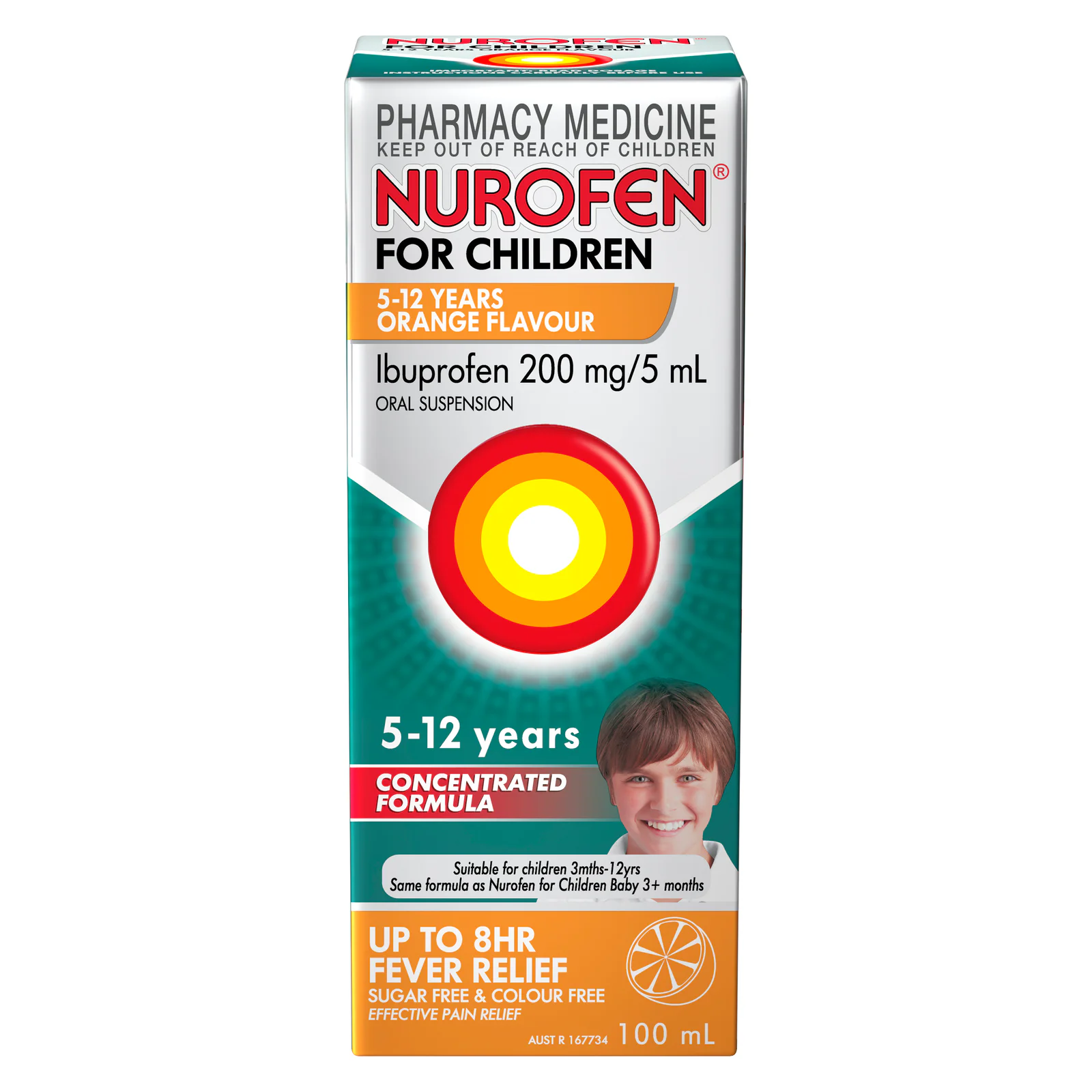 Nurofen For Children 5-12 Years Orange 100ml