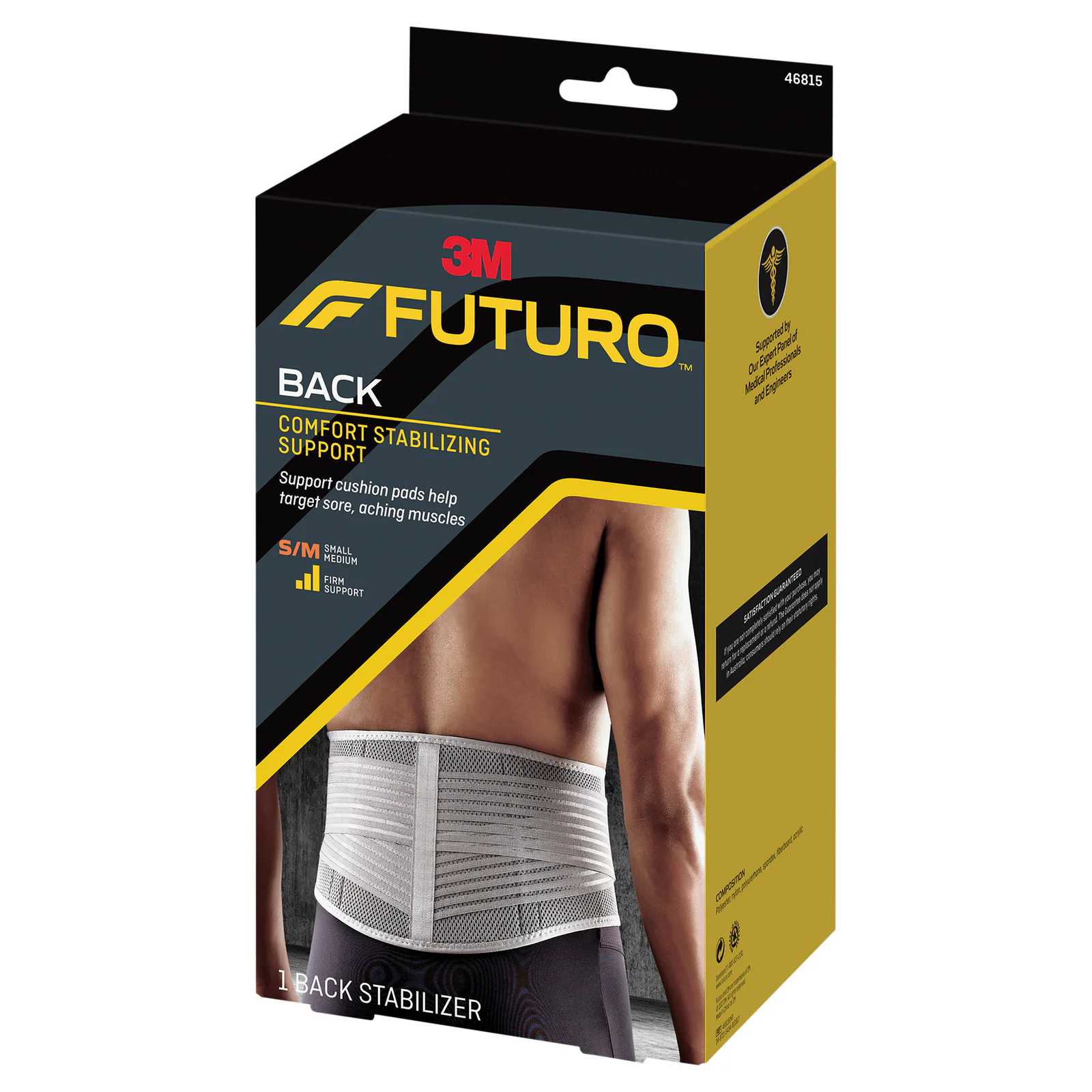 Futuro Comfort Stabilising Back Support Small/Medium 1 each