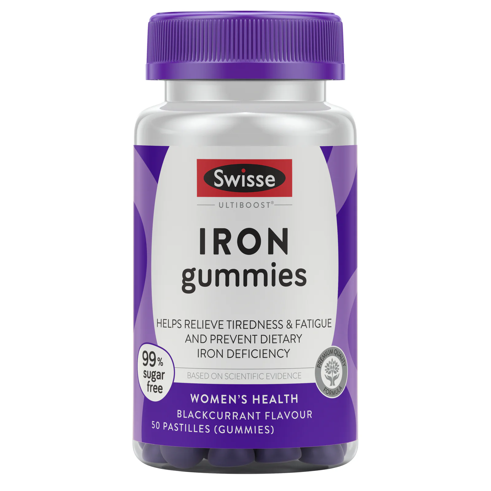 Swisse Ultiboost Iron Gummies 50 pastilles