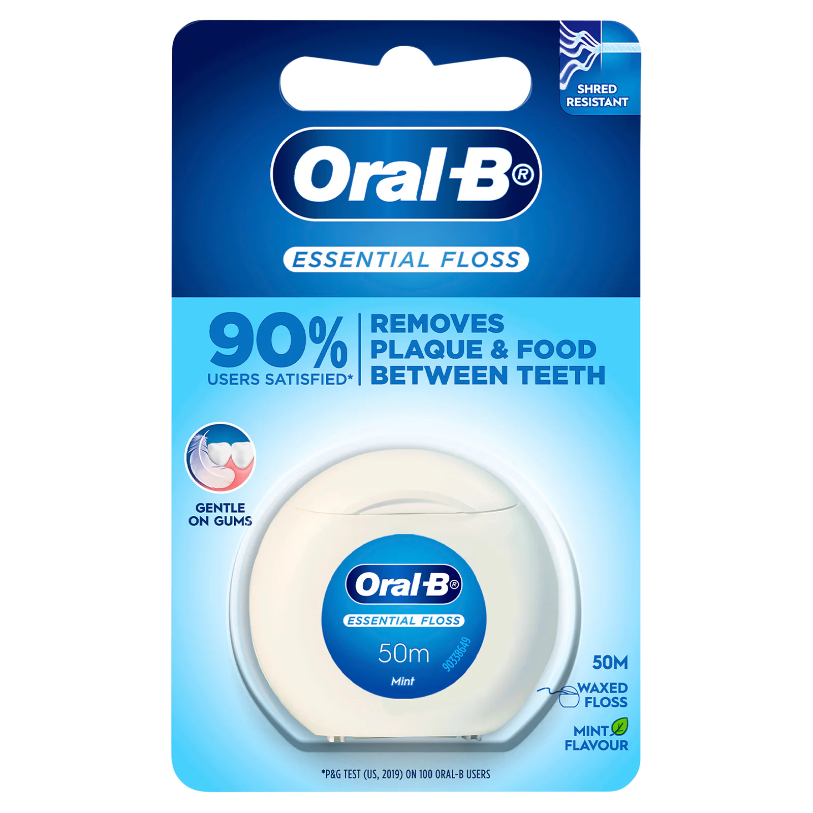 Oral-B Essential Waxed Dental Floss Mint 50m