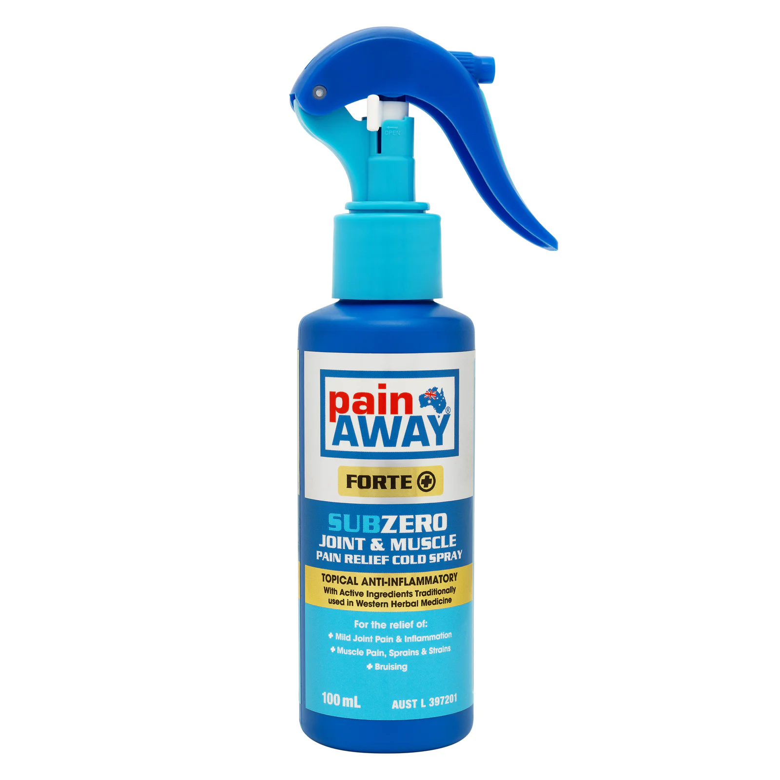Pain Away Forte+ Sub Zero Pain Relief Cold Spray 100ml
