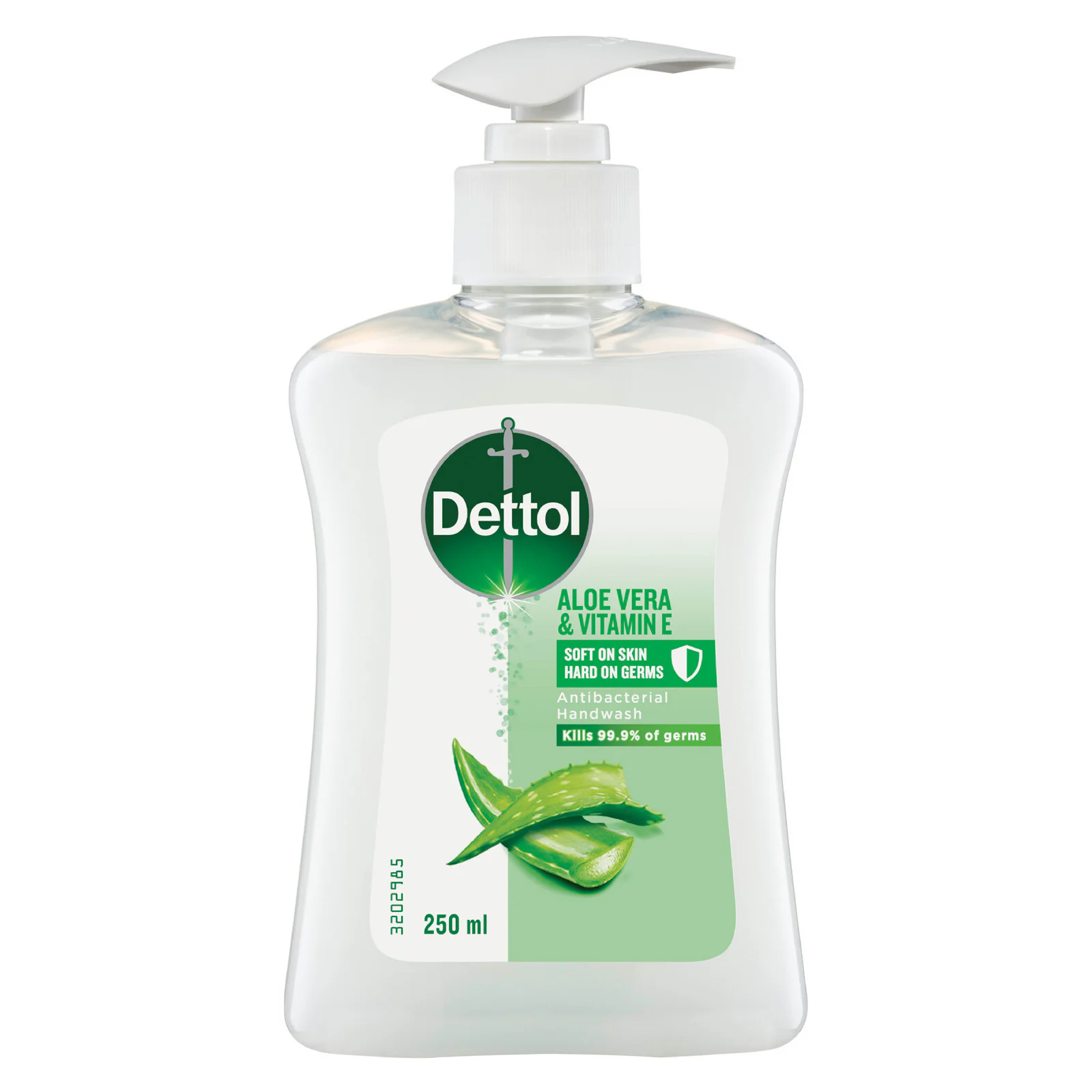 Dettol Antibacterial Hand Wash Pump Aloe Vera 250ml