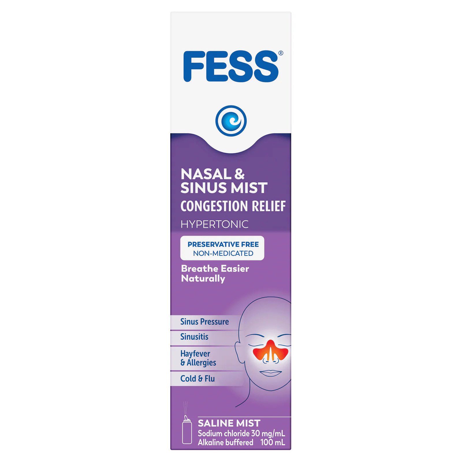 Fess Sinu-Cleanse Nasal Irrigation Spray 100ml