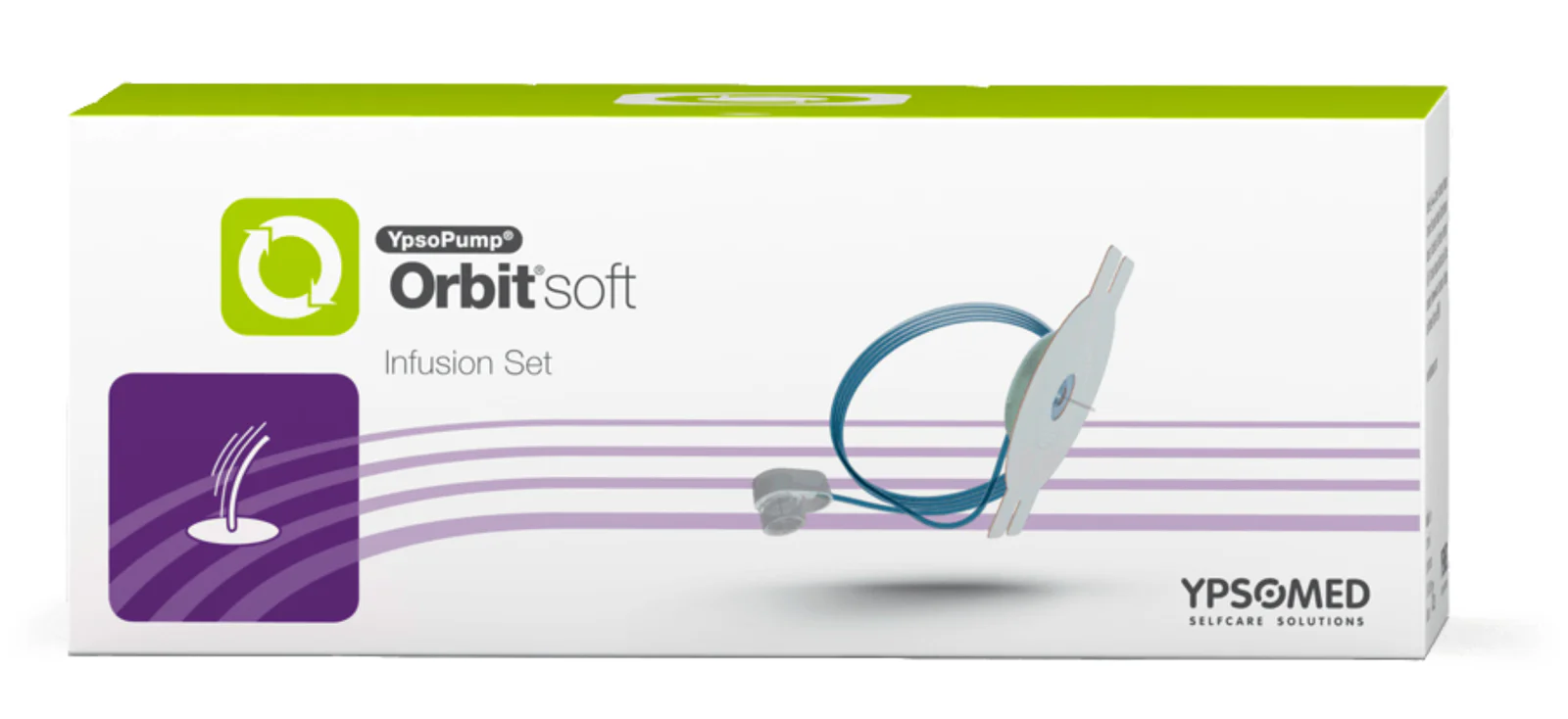 mylife YpsoPump Orbit Soft Infusion Set (6mm/45cm) X 10