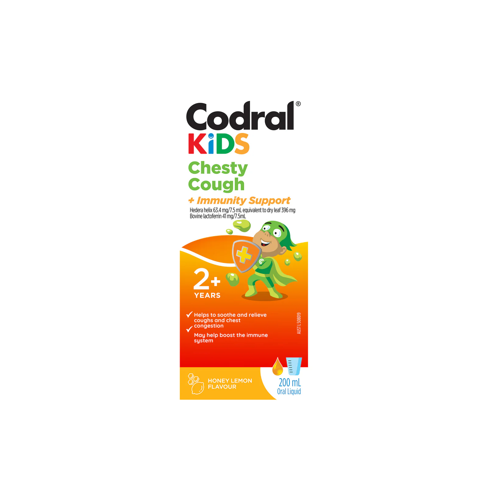 Codral Kids Cough Relief + Immunity Support 200ml