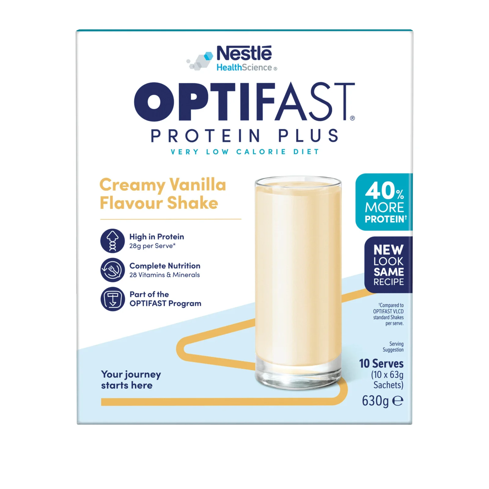 Optifast Protein Plus Shake Vanilla 10 pack