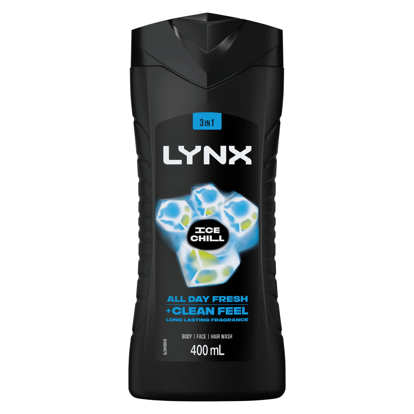 Lynx Ice Chill 3-in-1 Body Wash 400mL
