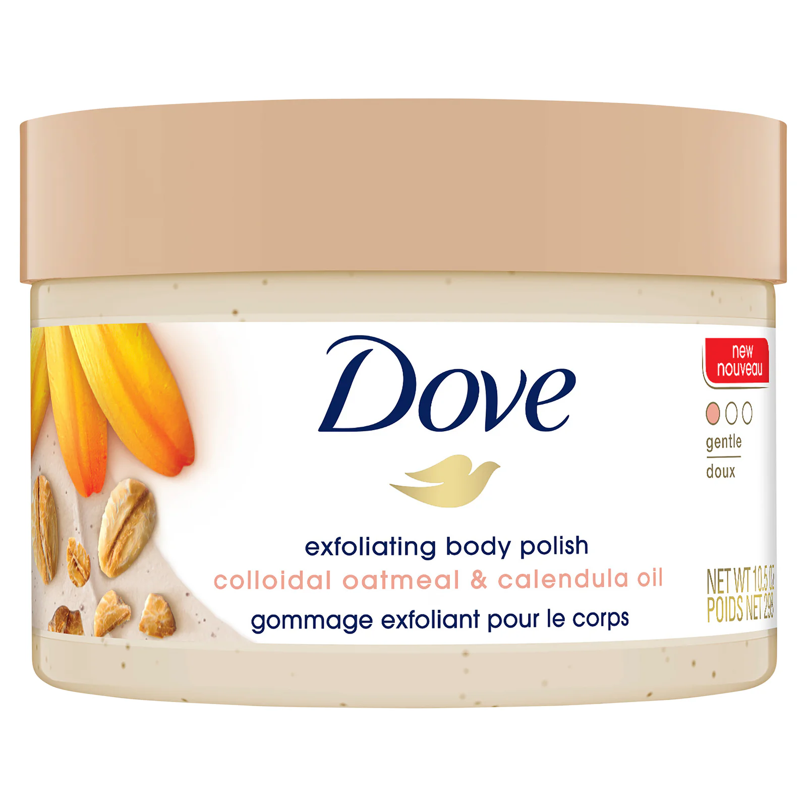Dove Oat & C/nd Oil B/Polish 298g