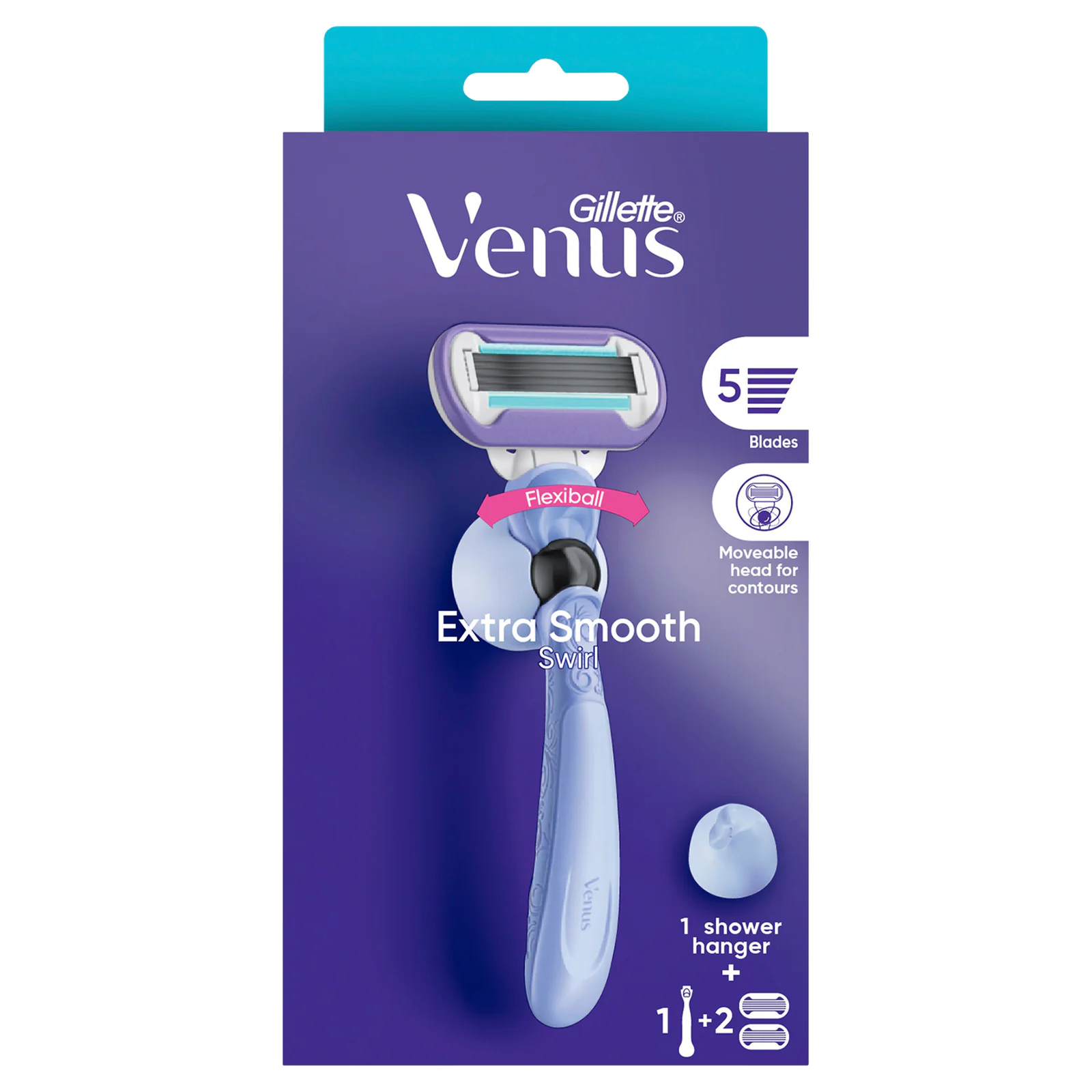 Gillette Venus Deluxe Smooth Swirl Razor 2 Pack