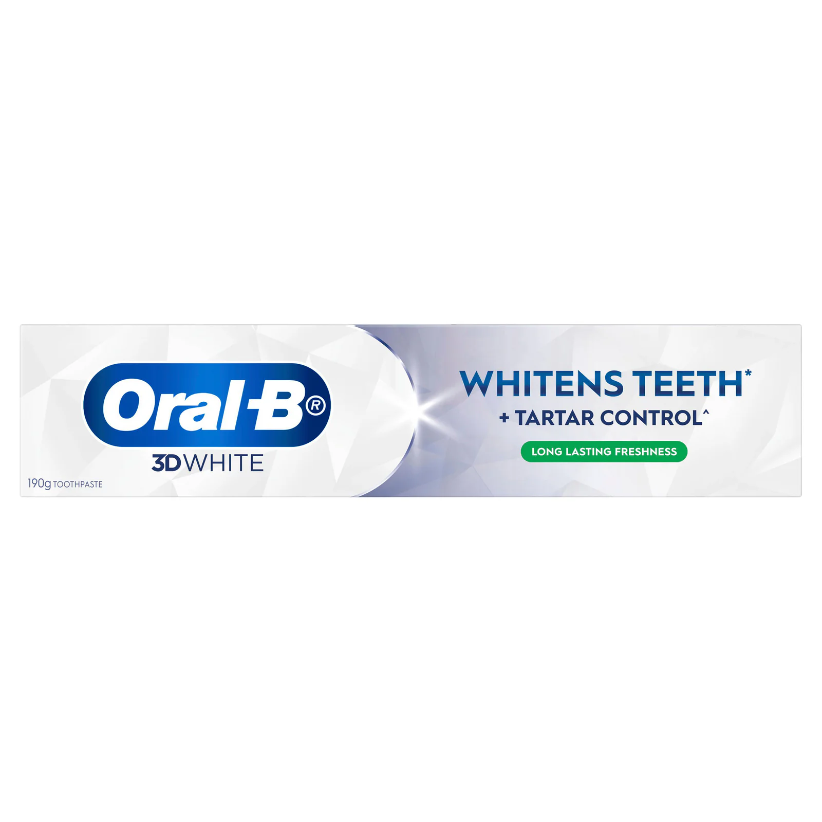 Oral-B 3D White Long Lasting Fresh Toothpaste 190g