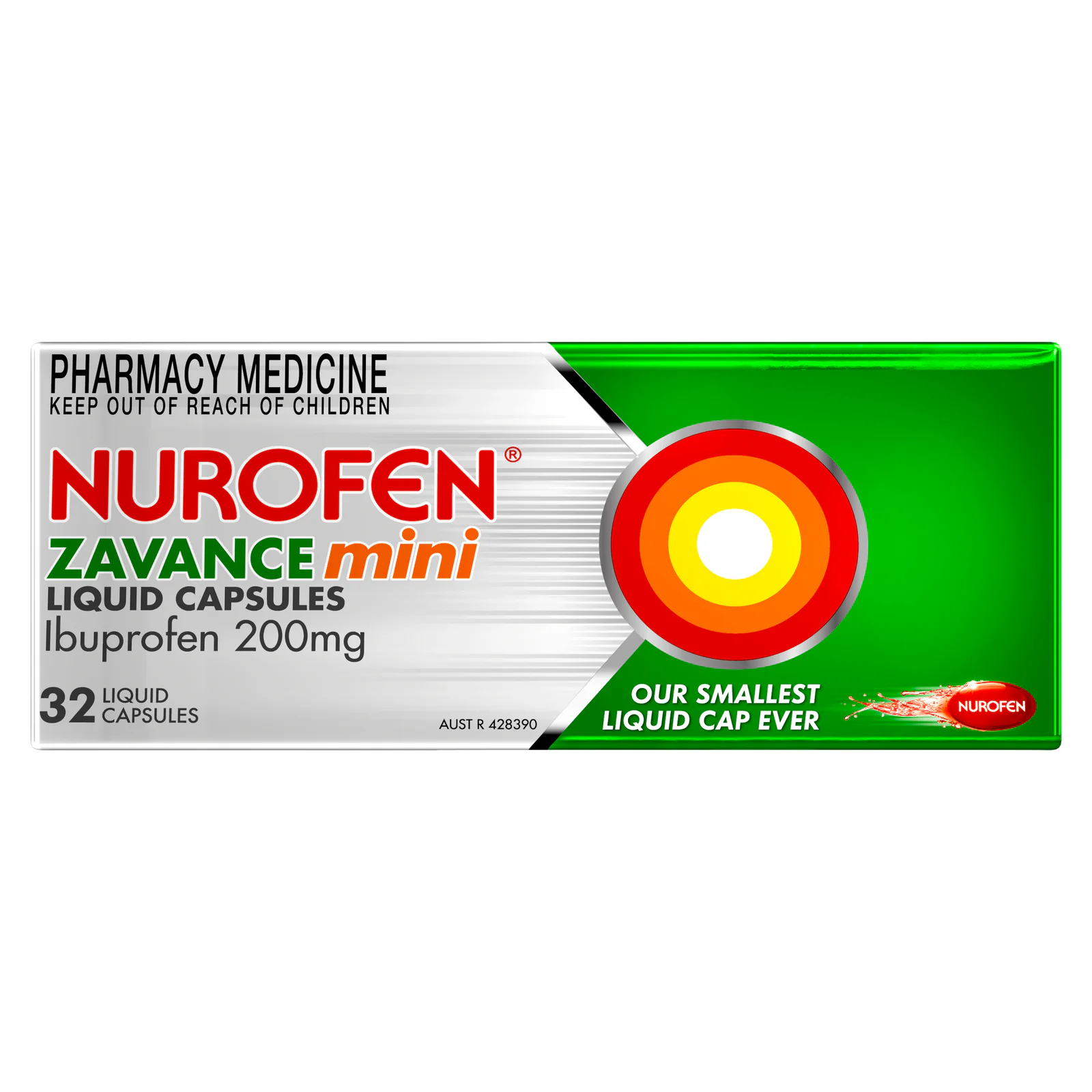 Nurofen Zavance Mini 32 liquid capsules