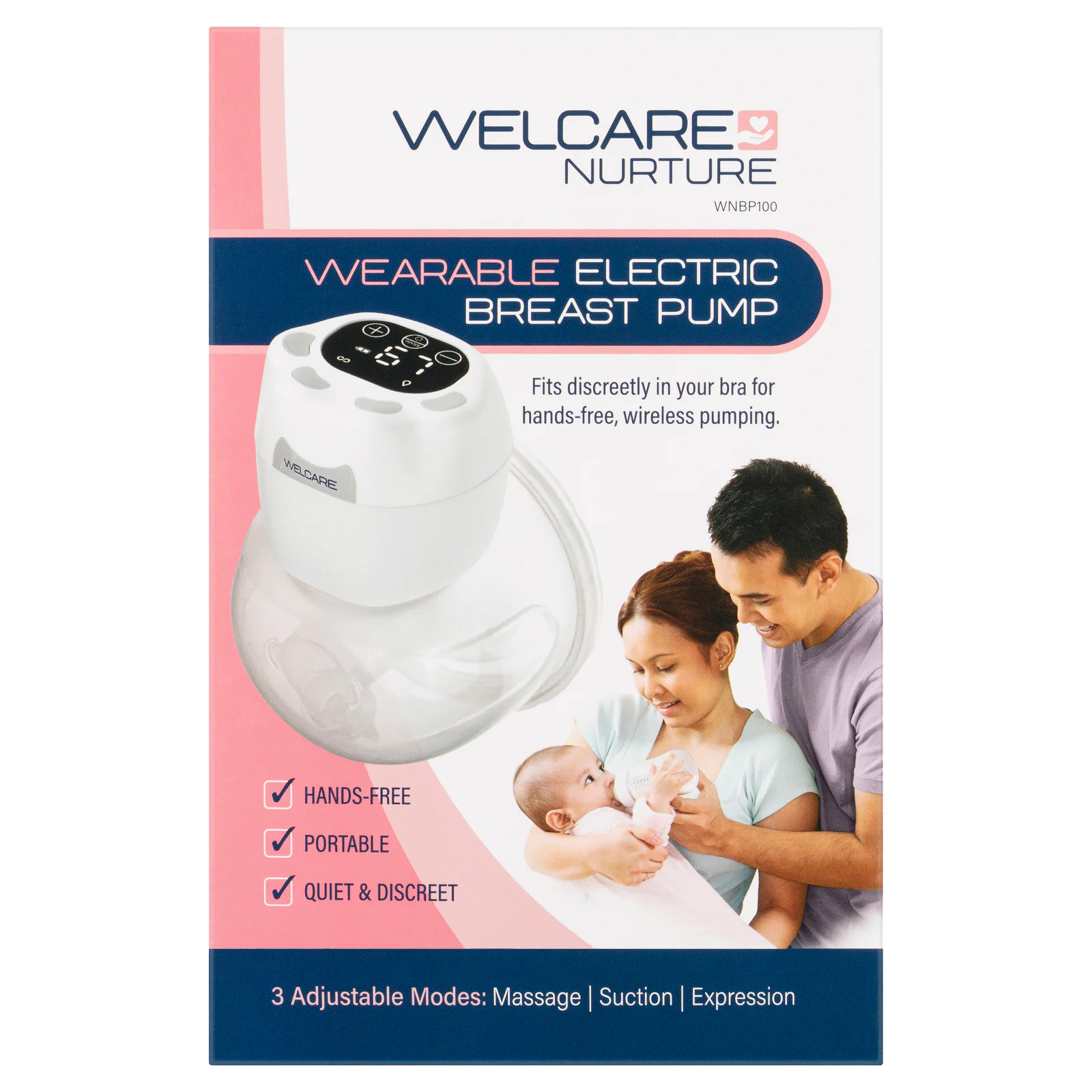Welcare Nurture Wearable Electric Breast Pump Wnbp100 1 each