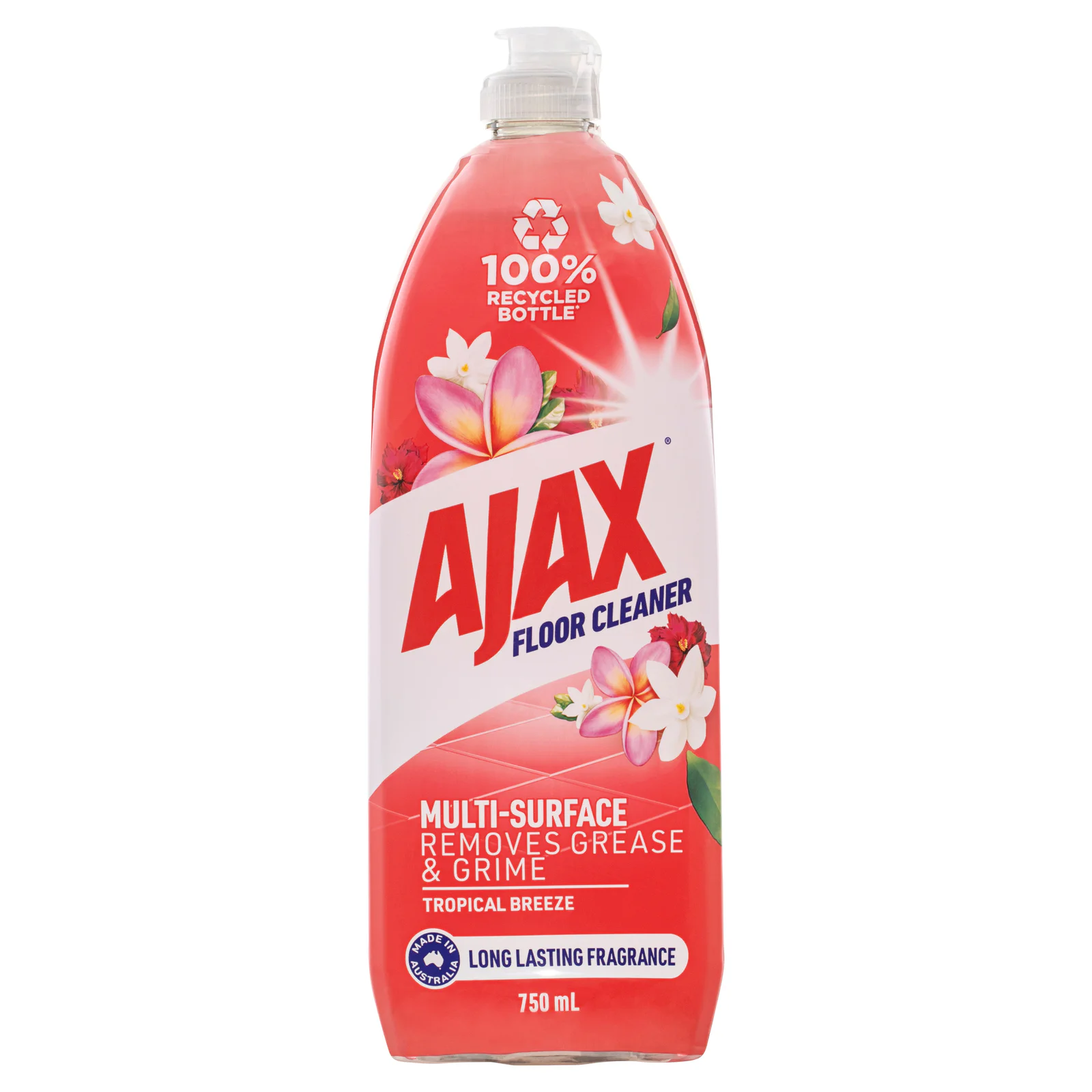 Ajax Multi Surface Floor Cleaner Tropical Breeze 750ml