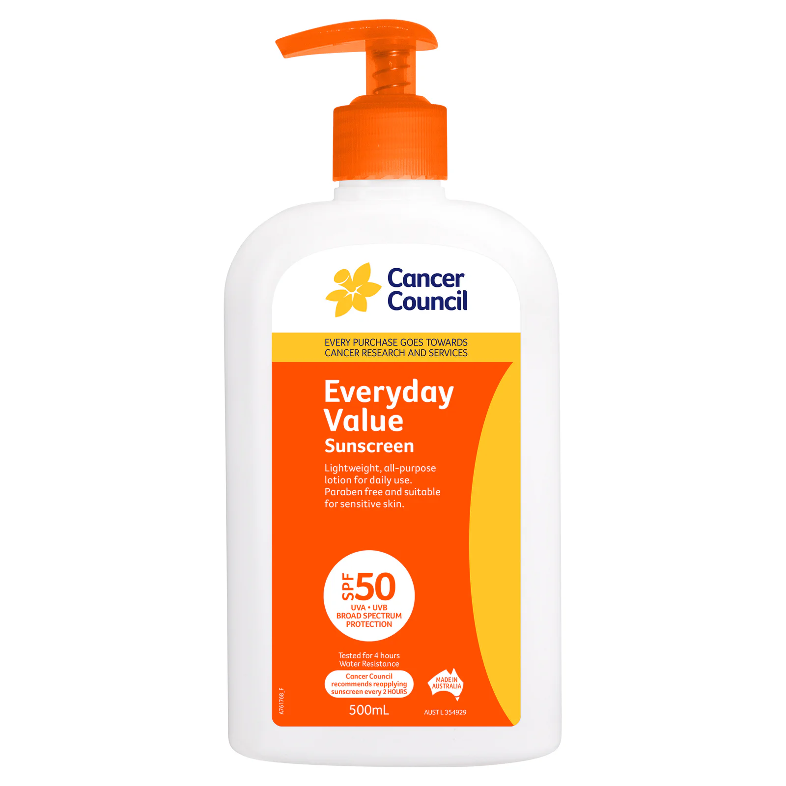 Cancer Council Everyday Value SPF50 - 500ml